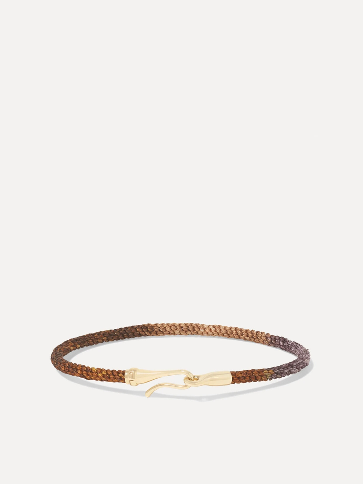 Ole Lynggaard Copenhagen Life 18-karat Gold And Rope Bracelet