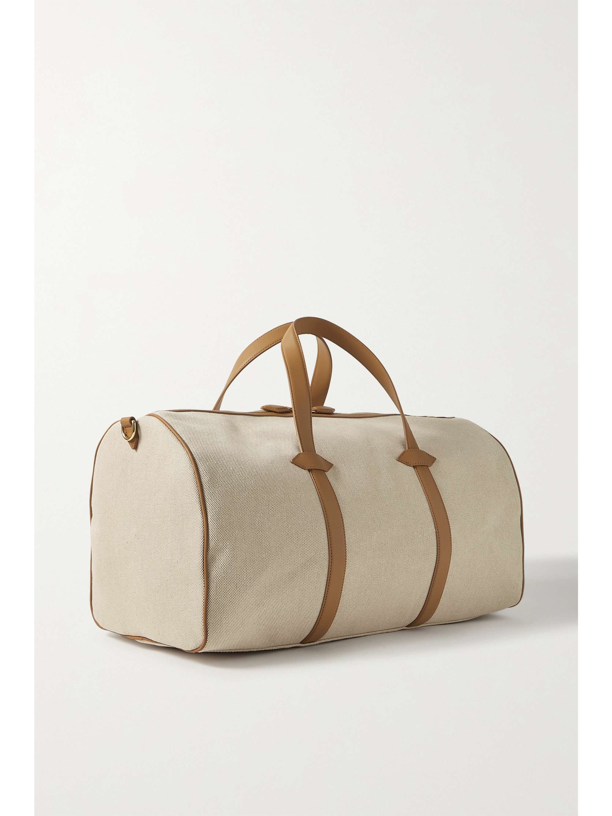 PARAVEL + NET SUSTAIN Main Line Duffel vegan leather-trimmed canvas weekend bag