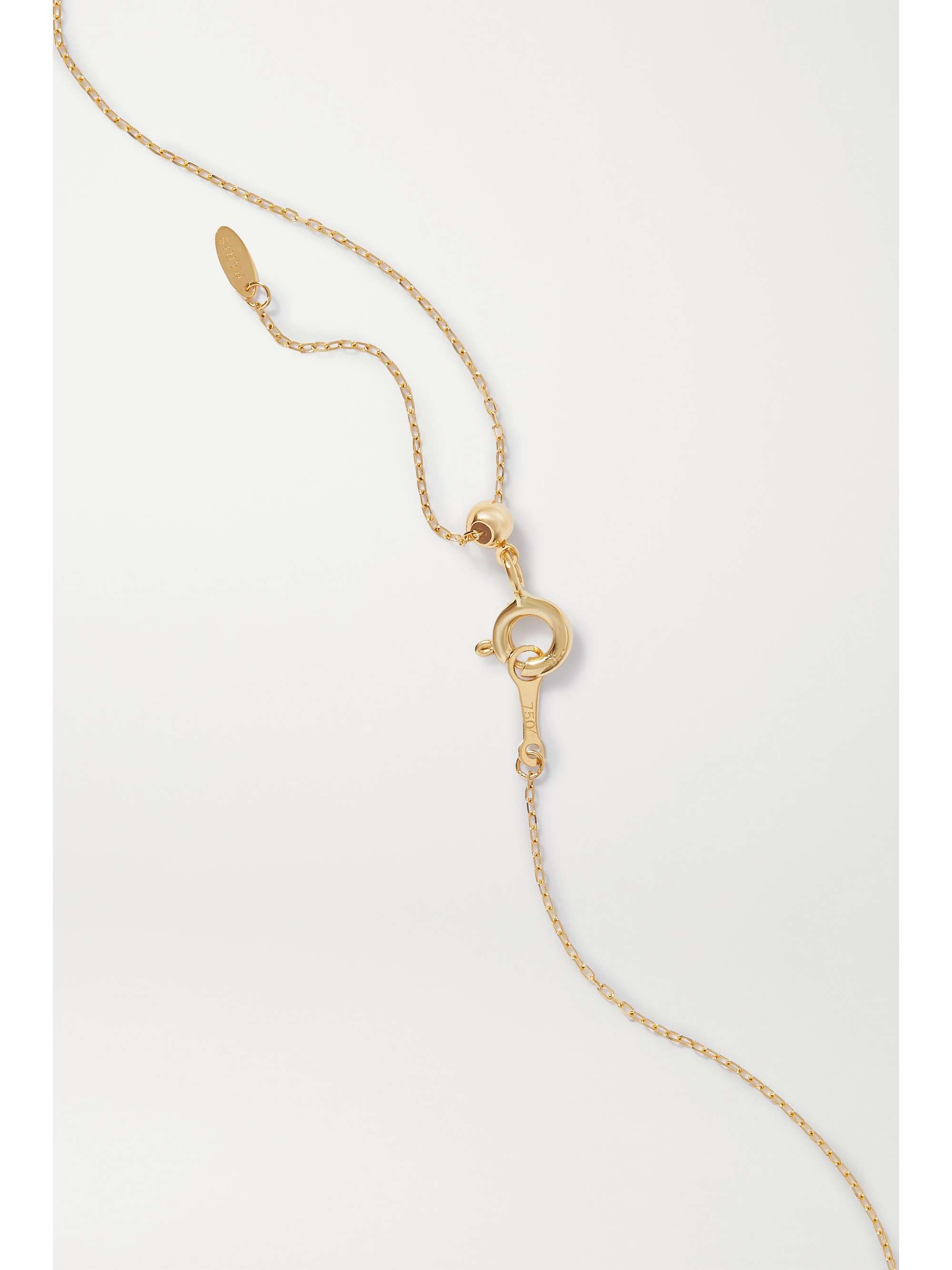 PERSÉE Danae 18-karat gold diamond necklace