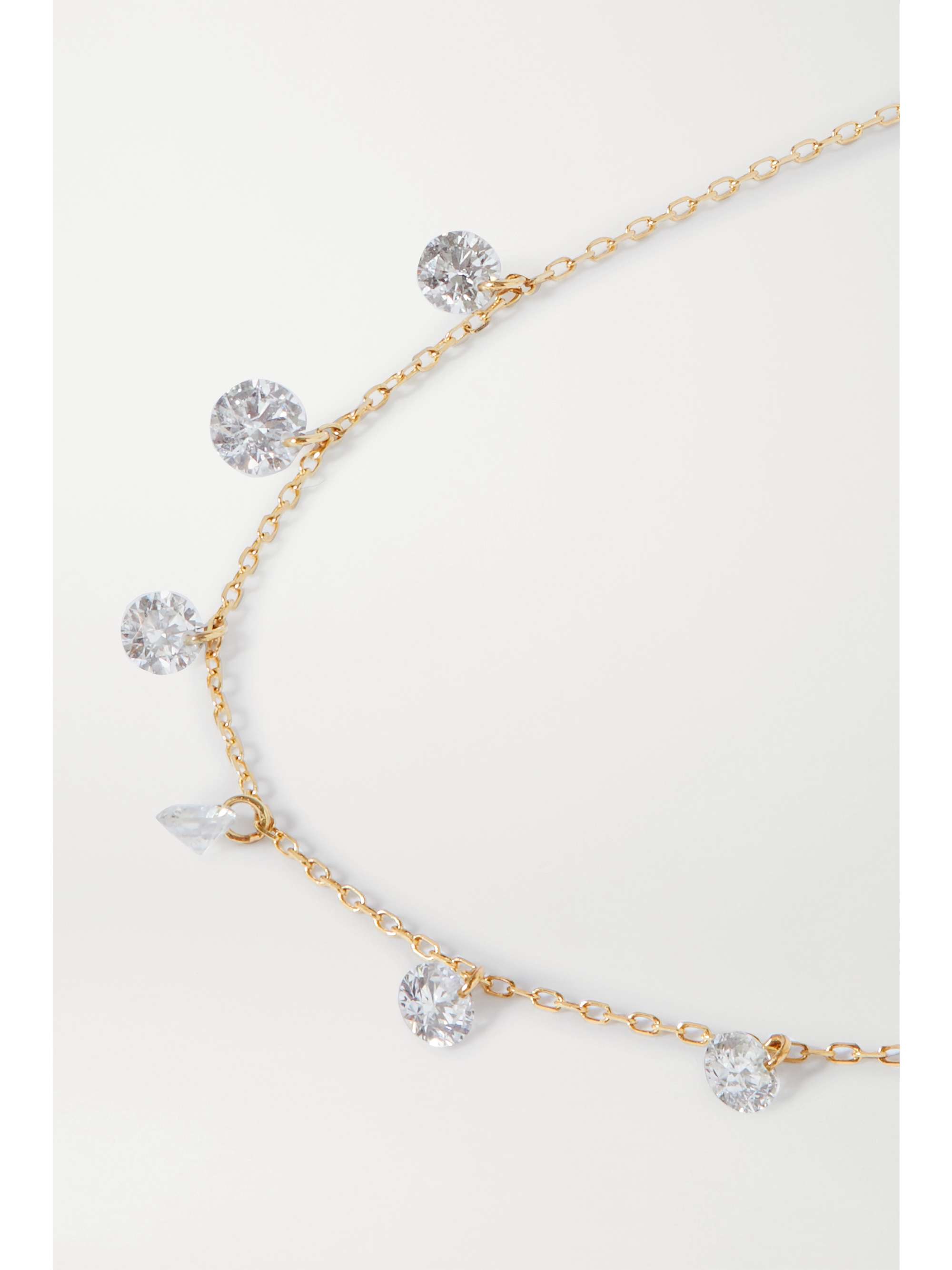 PERSÉE Danae 18-karat gold diamond necklace