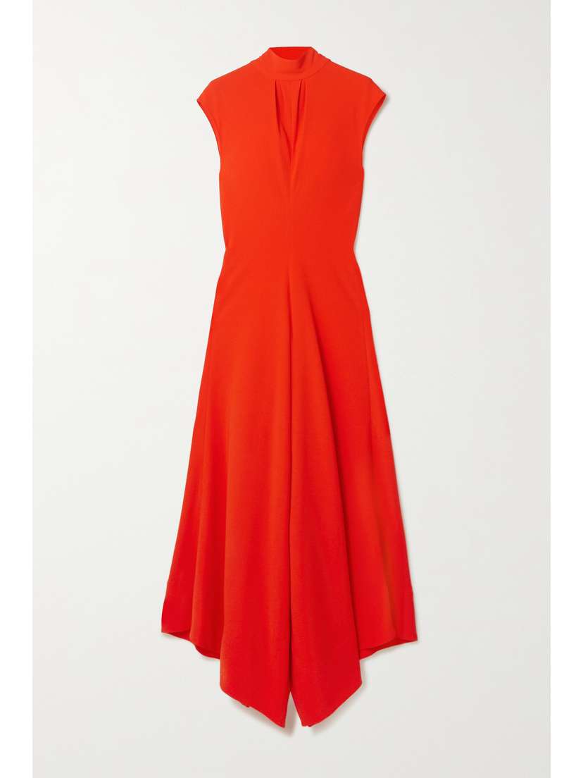 Proenza Schouler Asymmetric Crepe Maxi Dress
