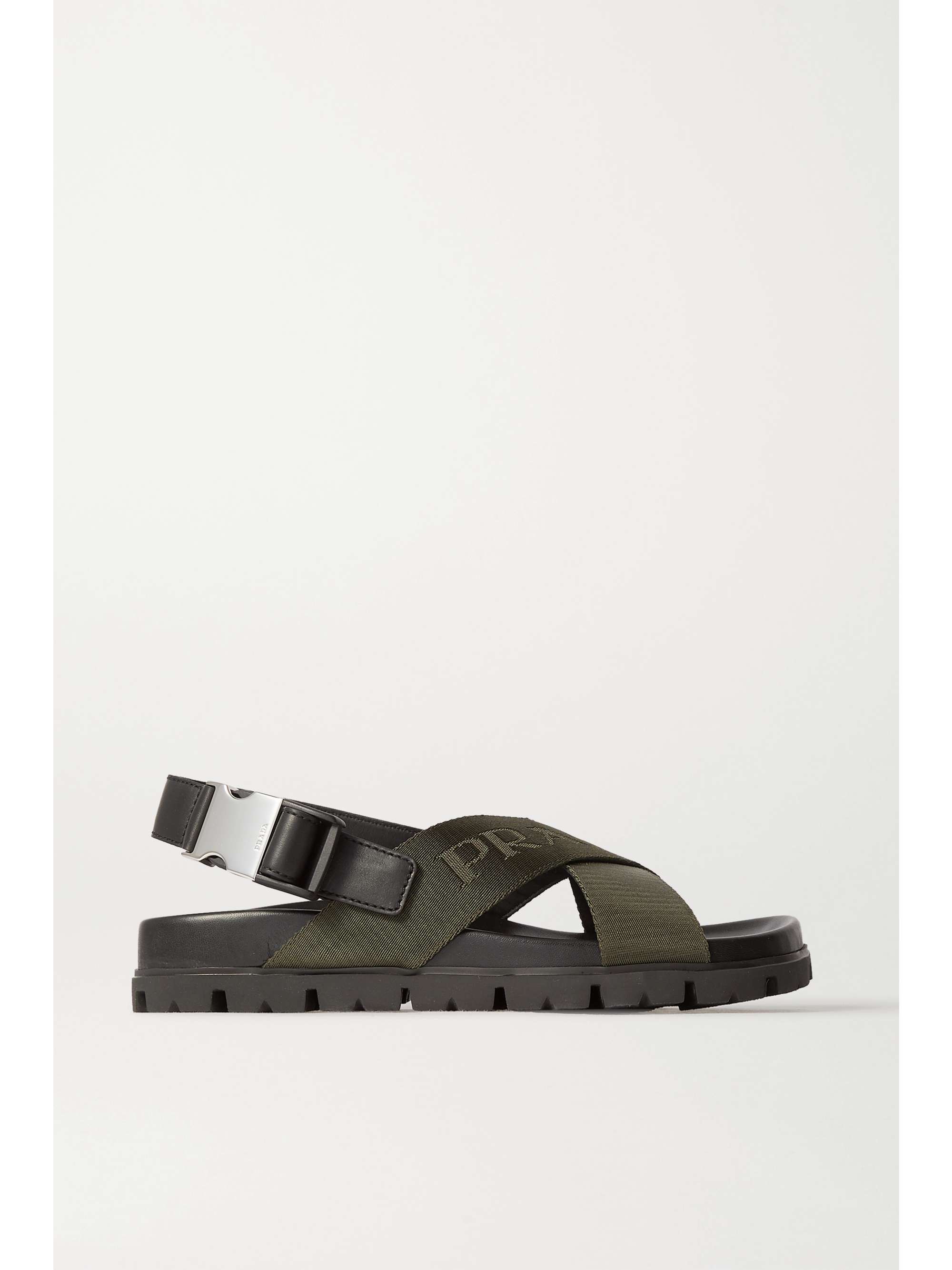 prada green sandals