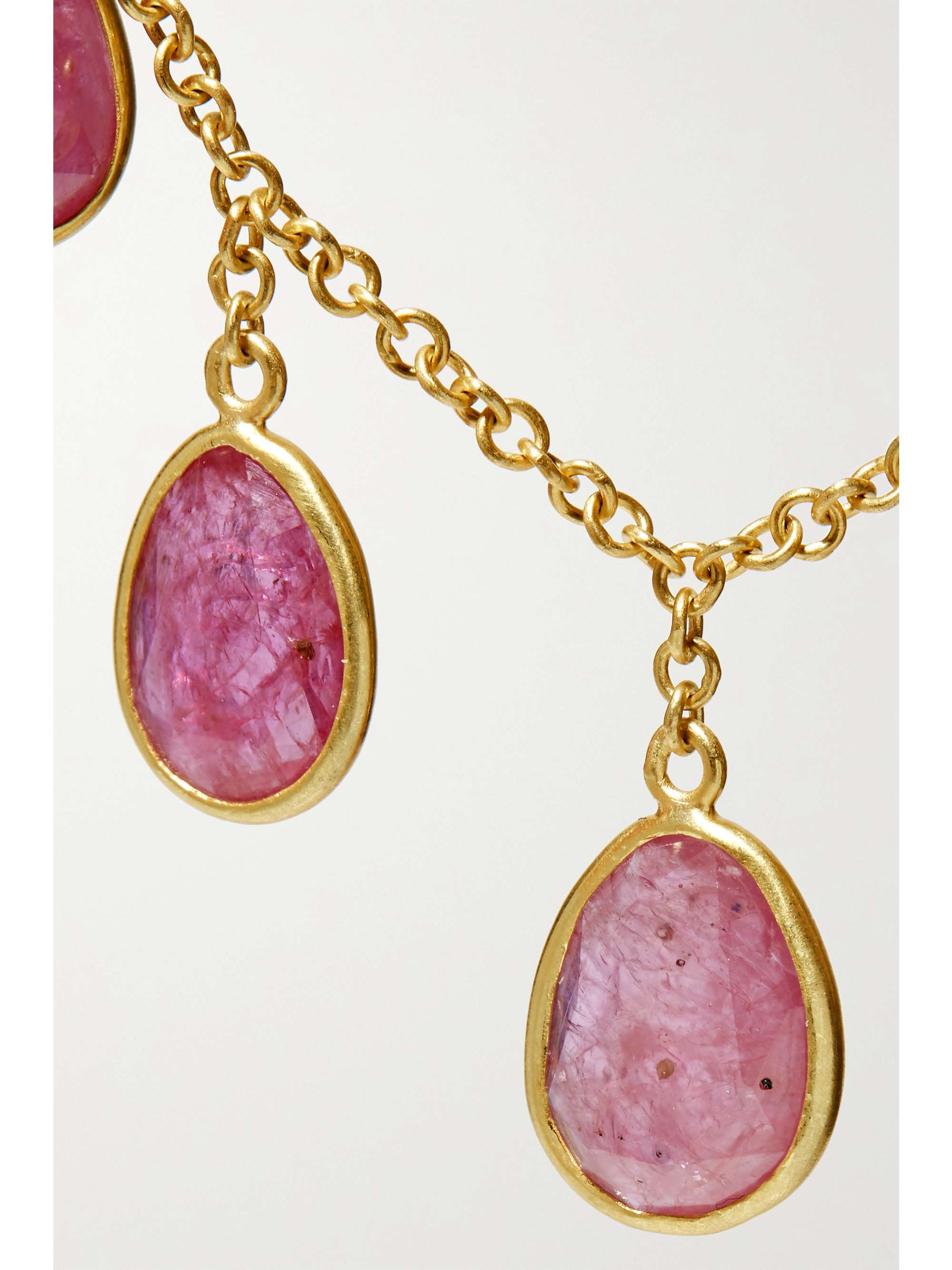 PIPPA SMALL 18-karat gold ruby bracelet