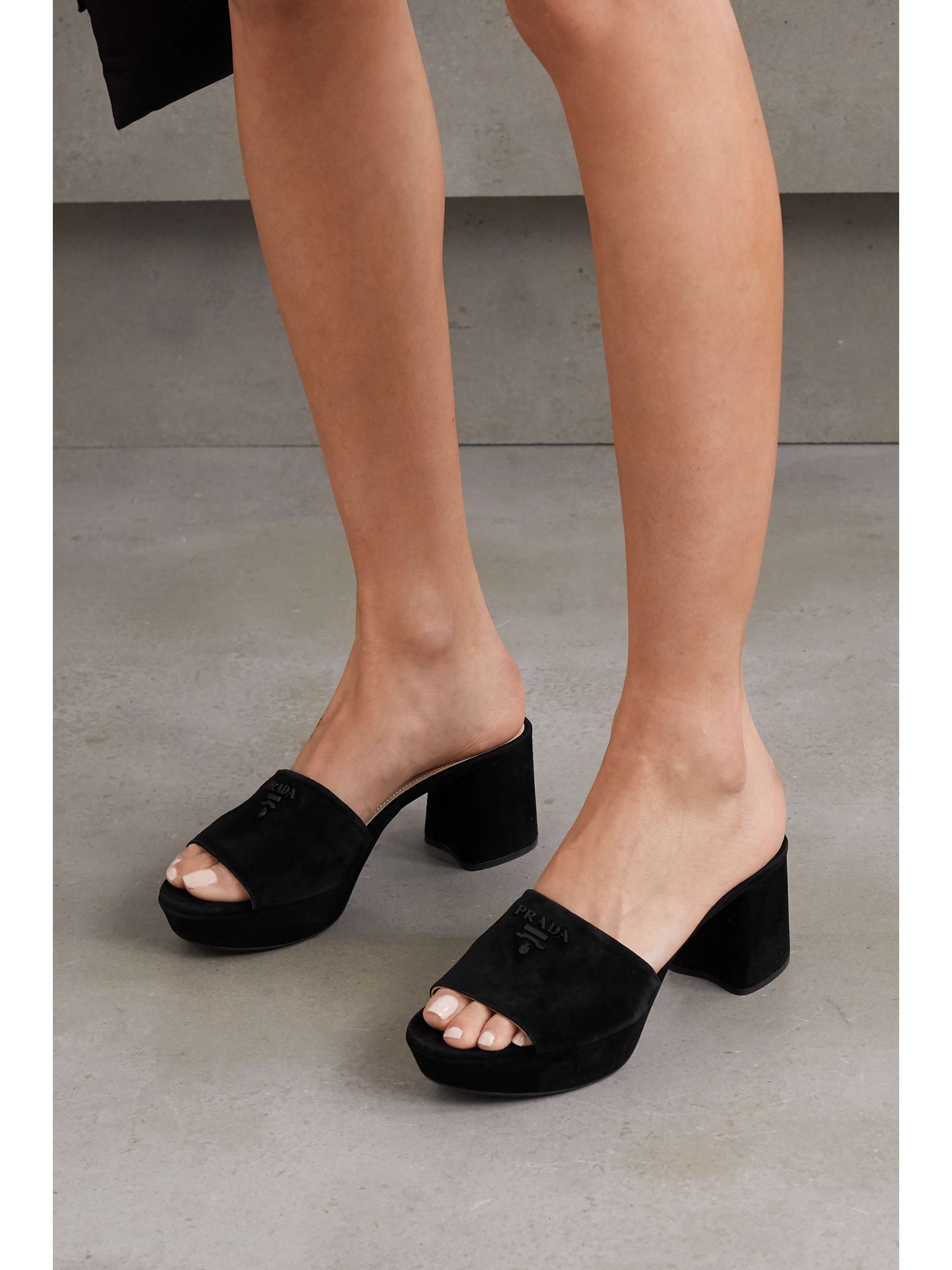 prada embellished mules