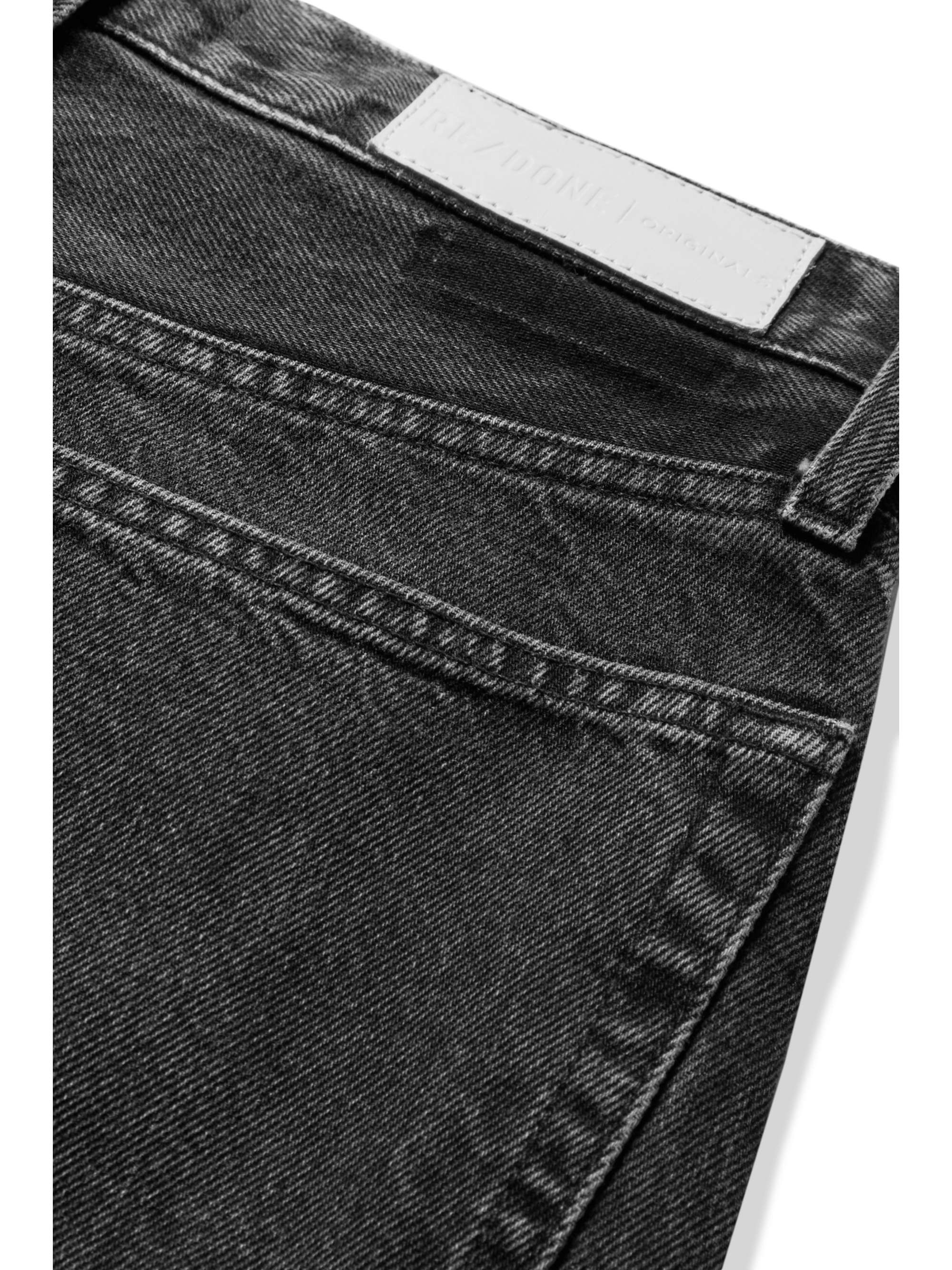 RE/DONE Originals Stove Pipe cropped high-rise straight-leg jeans