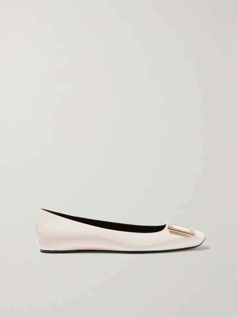 Roger Vivier Trompette Bellerine Patent-leather Ballet Flats