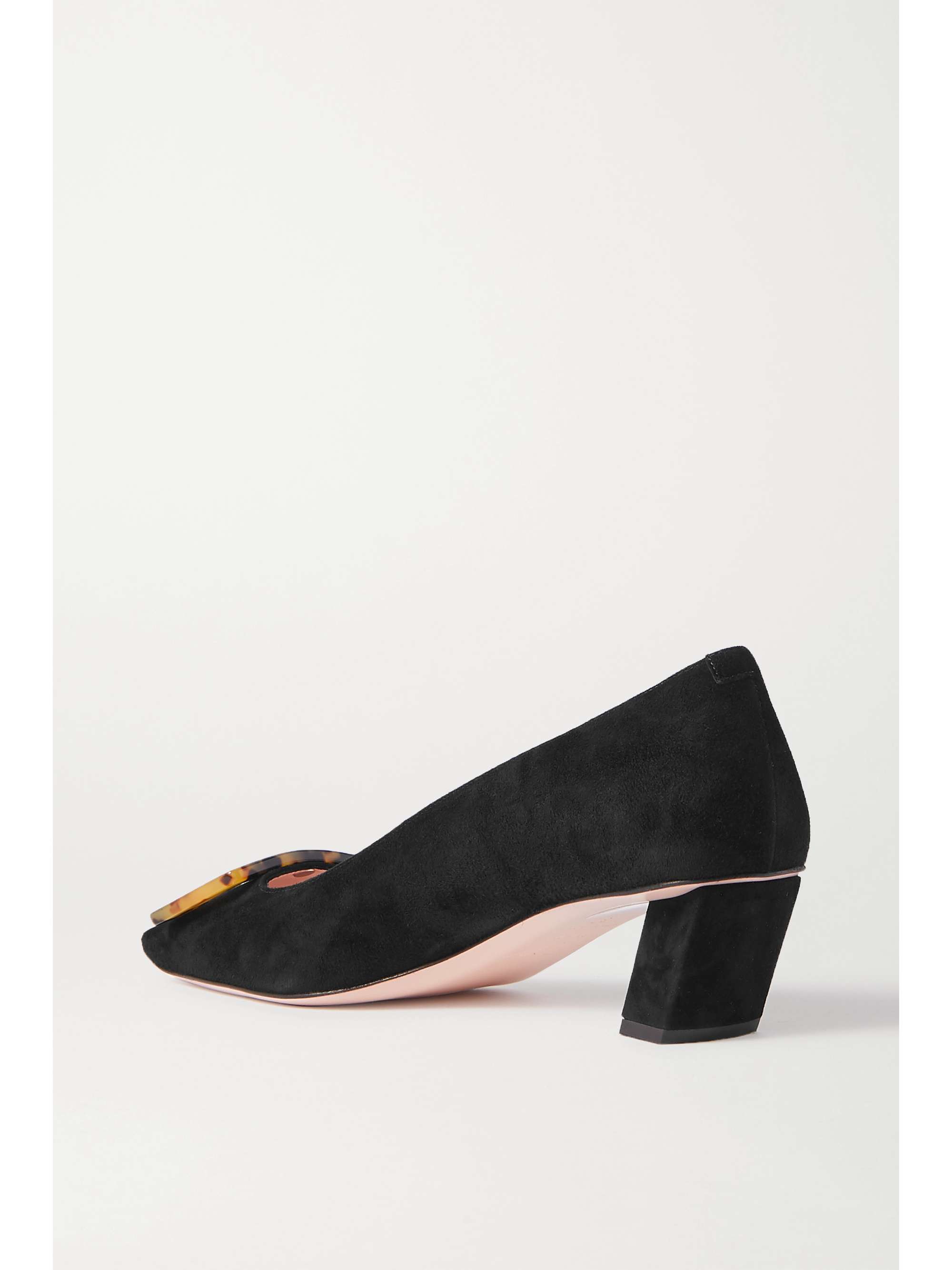 ROGER VIVIER Belle Vivier suede pumps