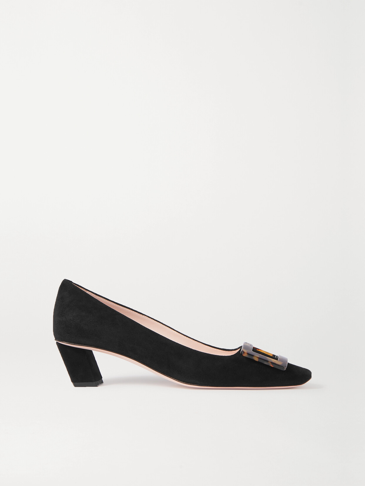 ROGER VIVIER BELLE VIVIER SUEDE PUMPS