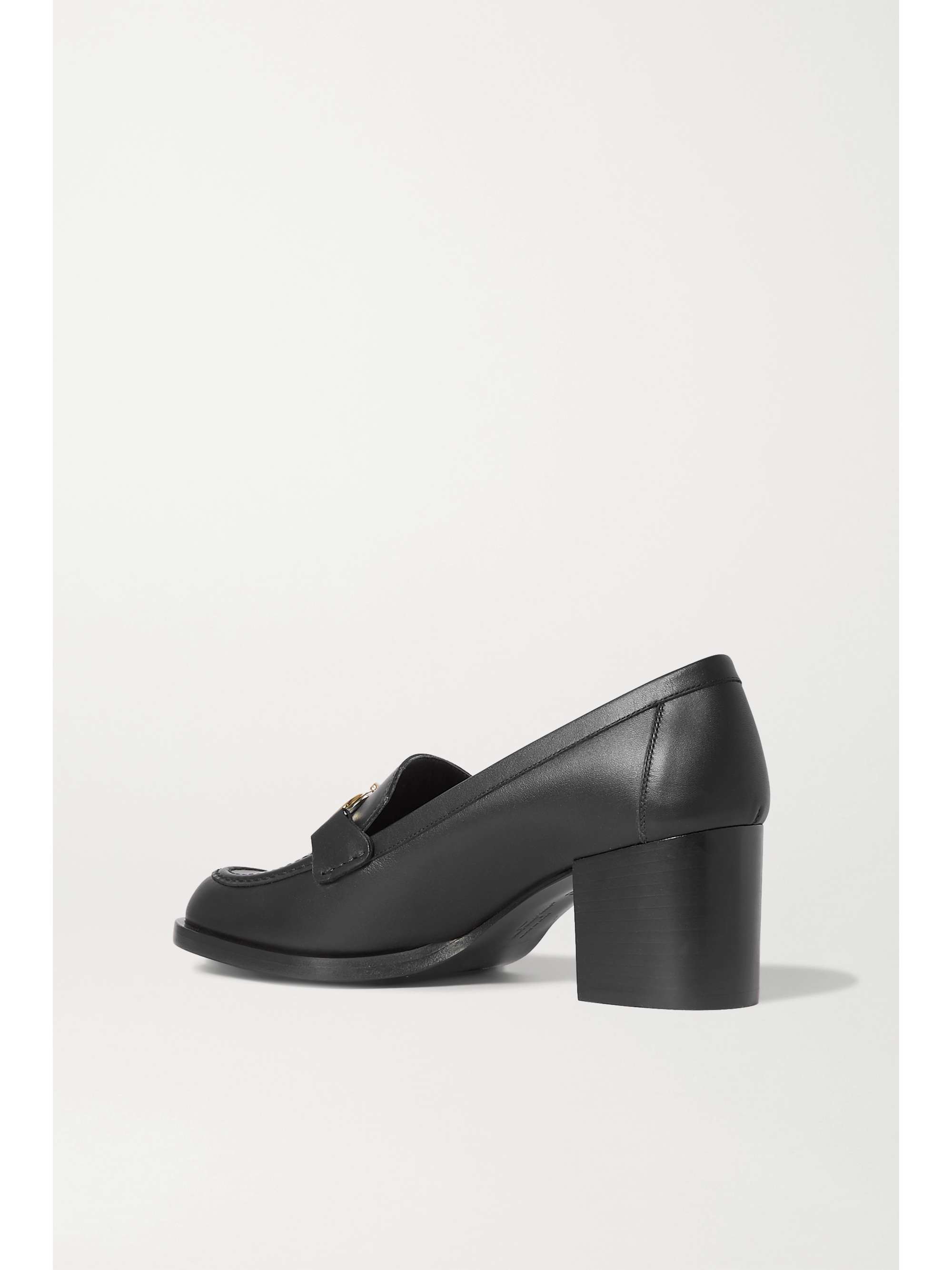 FERRAGAMO Rolo embellished leather loafers