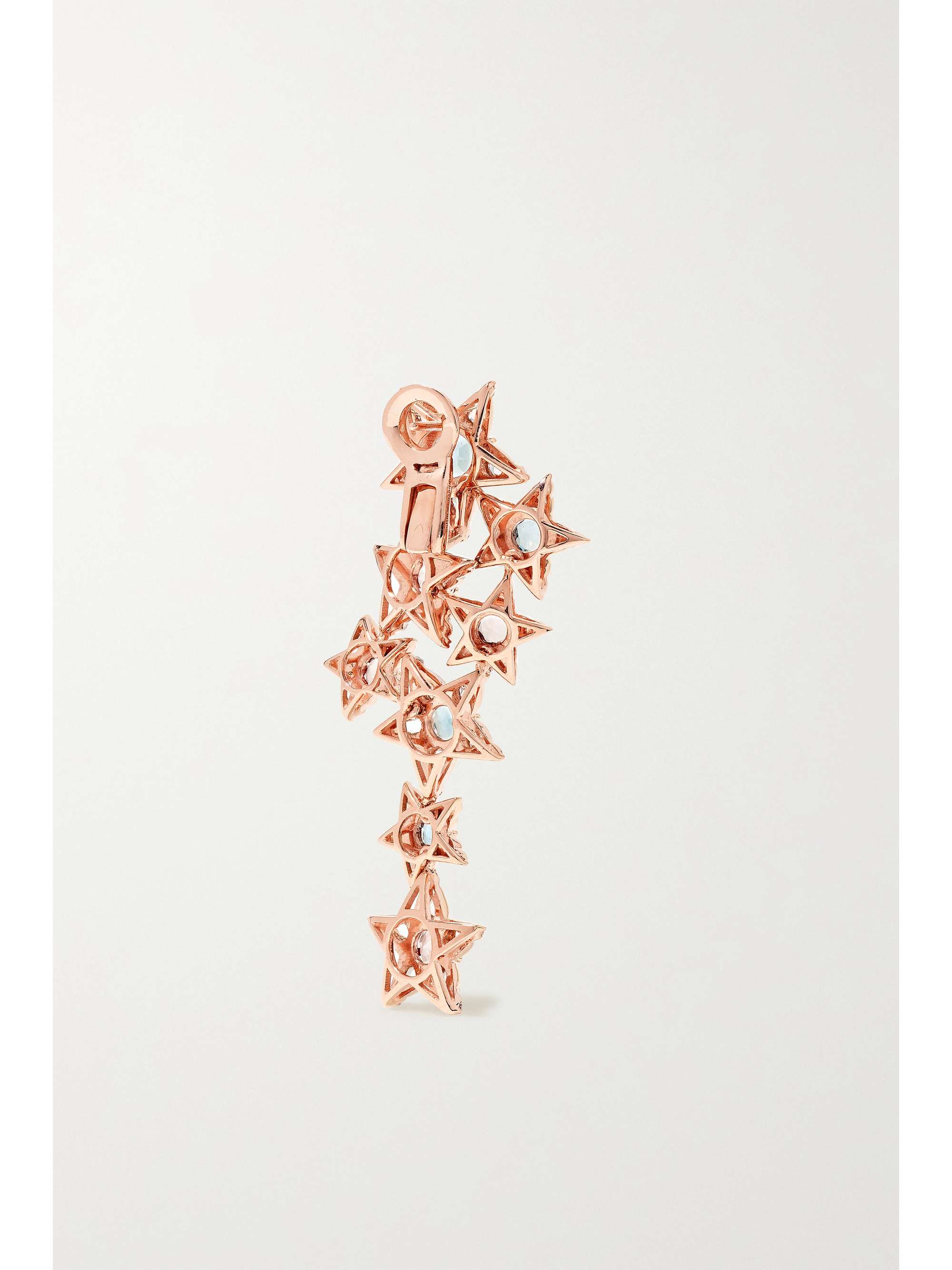 SELIM MOUZANNAR Istanbul 18-karat rose gold multi-stone earrings