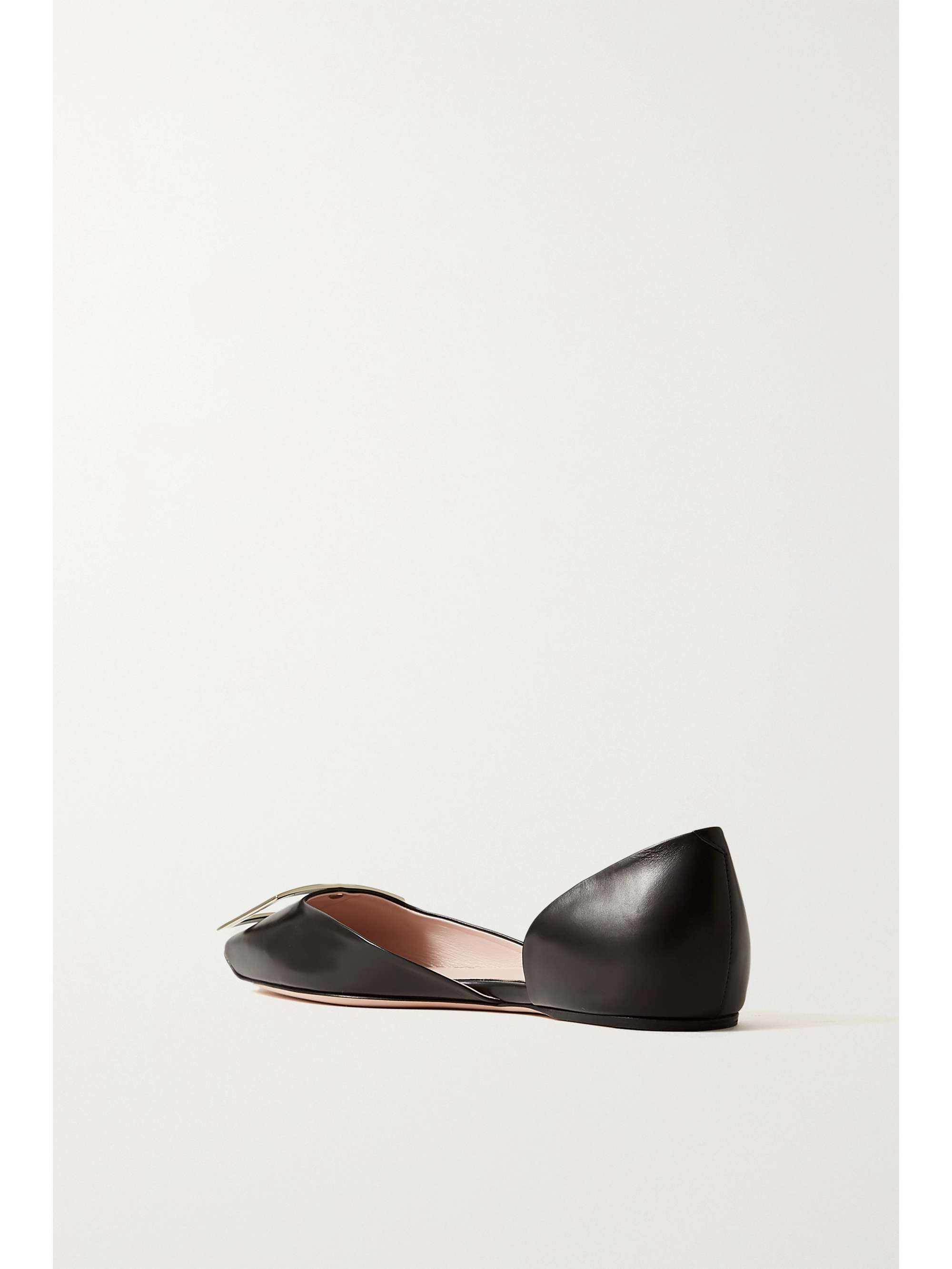ROGER VIVIER Trompette D'Orsay leather ballet flats