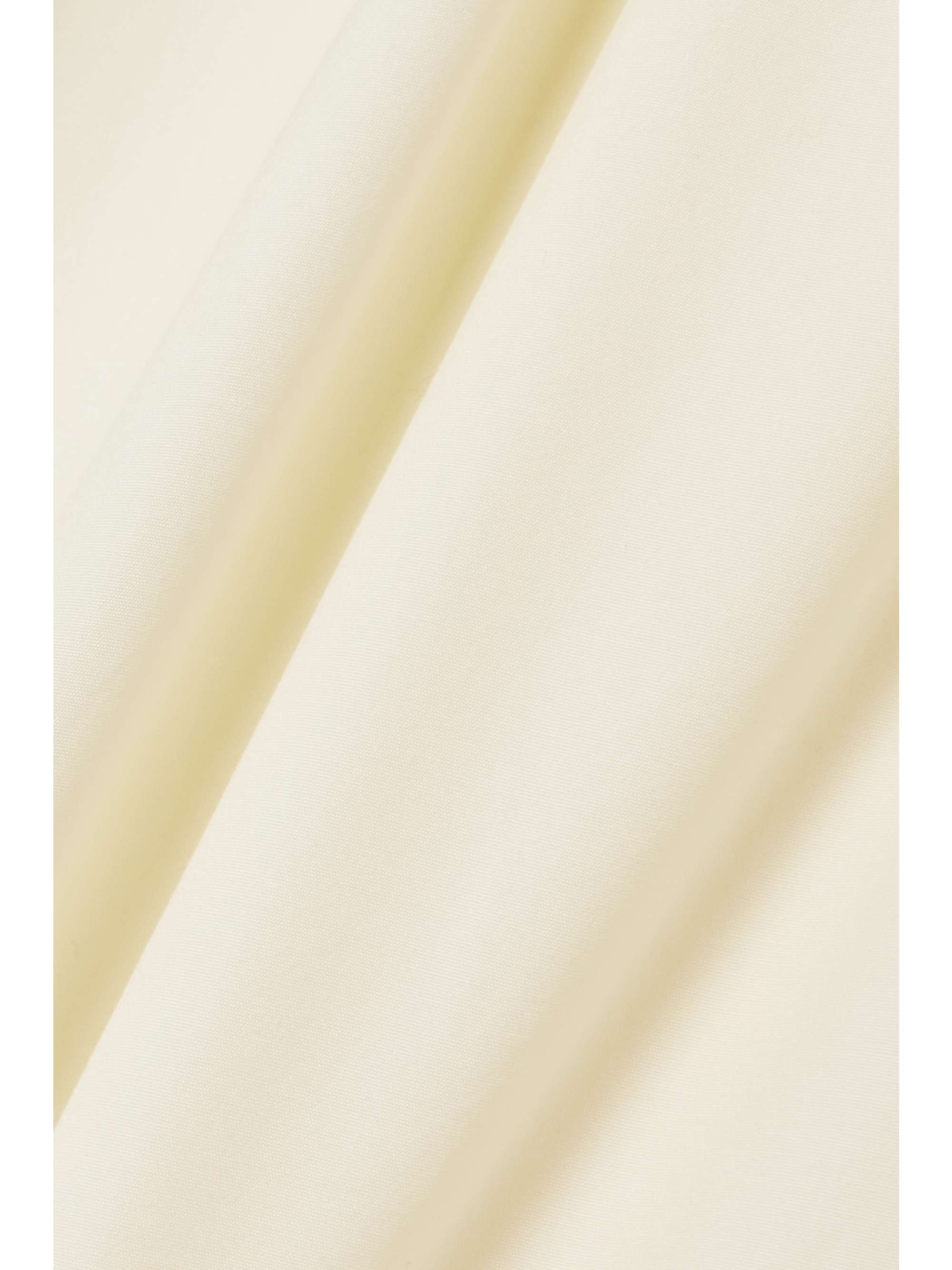 ROKSANDA Leya oversized pleated cotton-poplin top