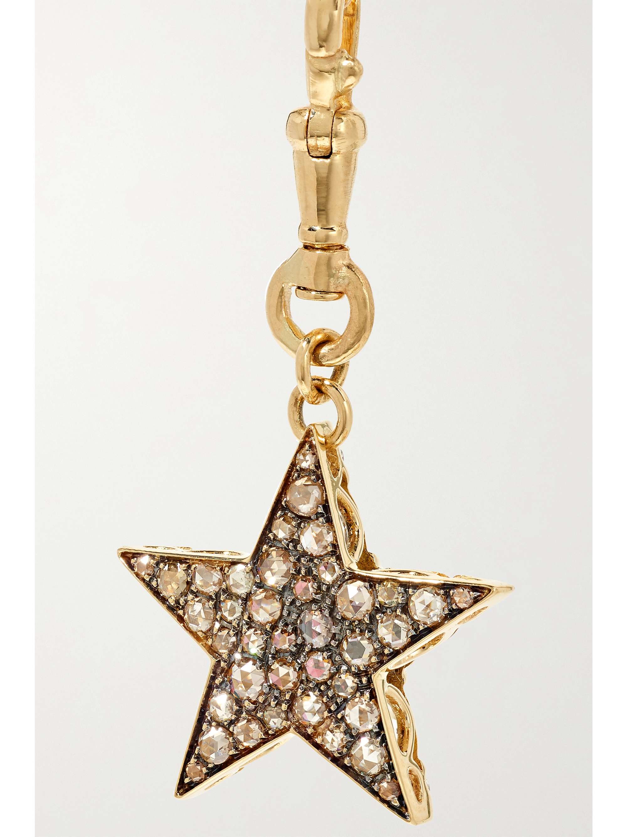 SELIM MOUZANNAR Istanbul Kette aus 18 Karat Gold mit Diamanten und Rhodolith