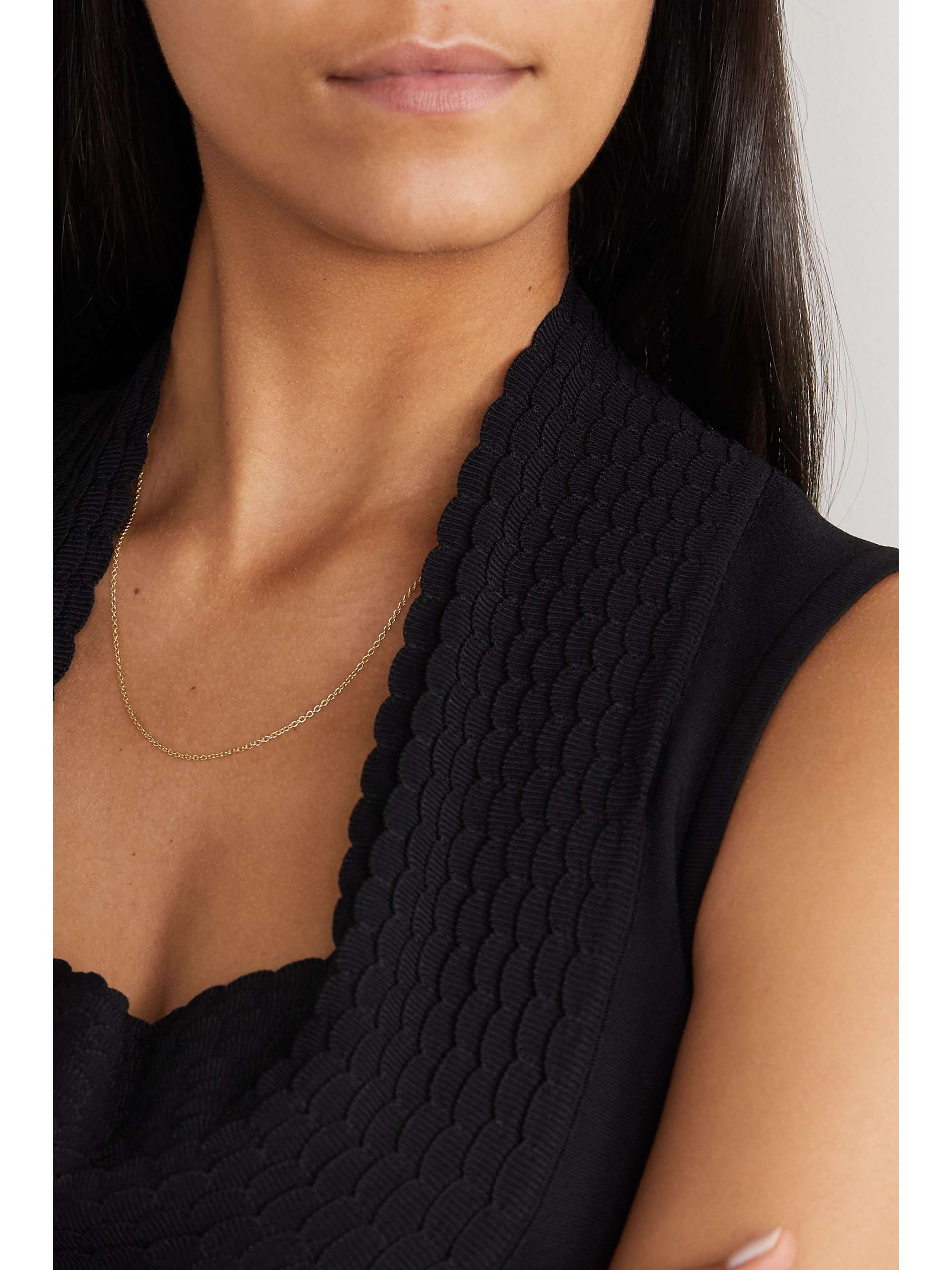 SELIM MOUZANNAR Istanbul Kette aus 18 Karat Gold mit Diamanten und Rhodolith