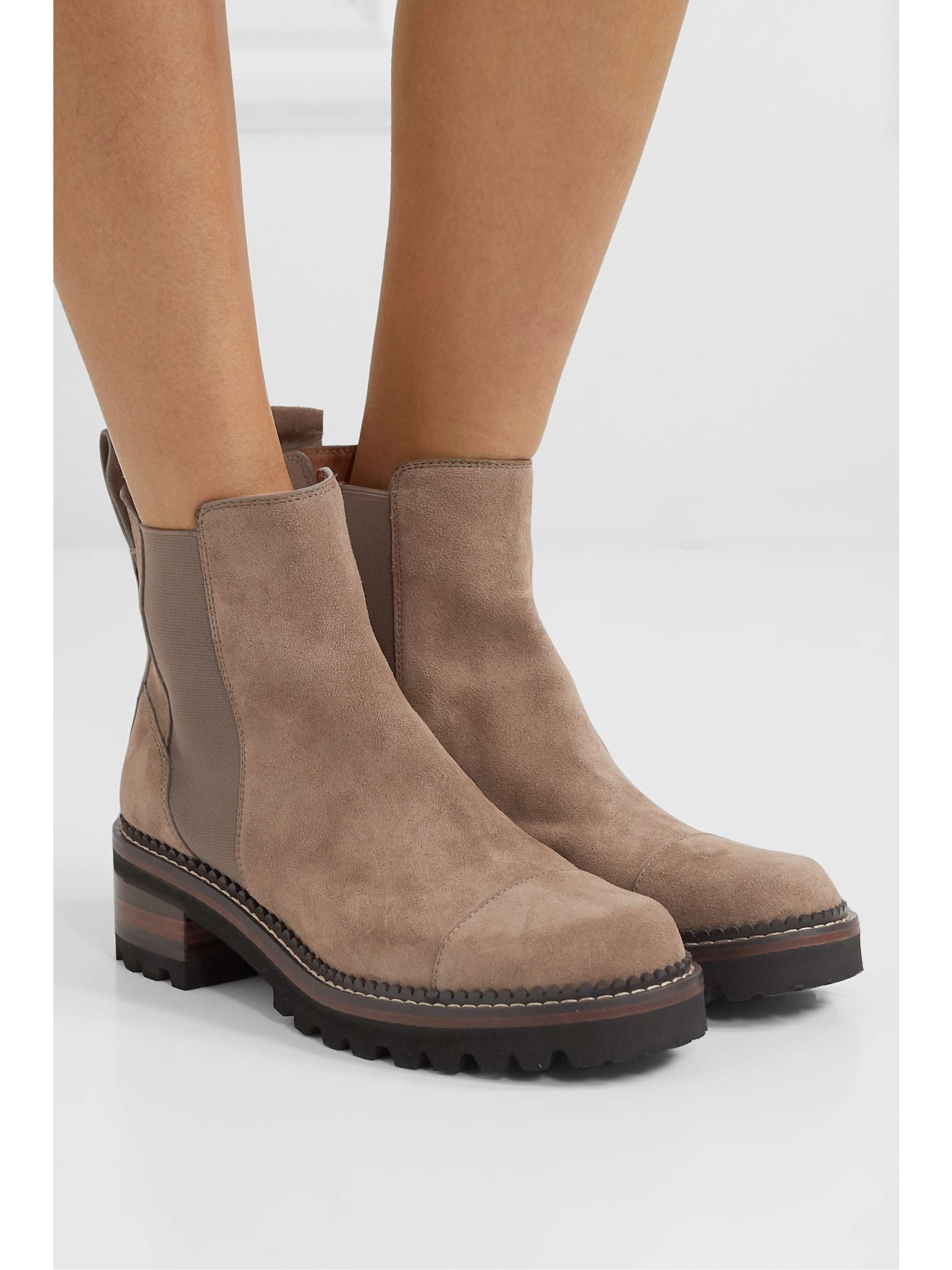SEE BY CHLOÉ Suede Chelsea boots