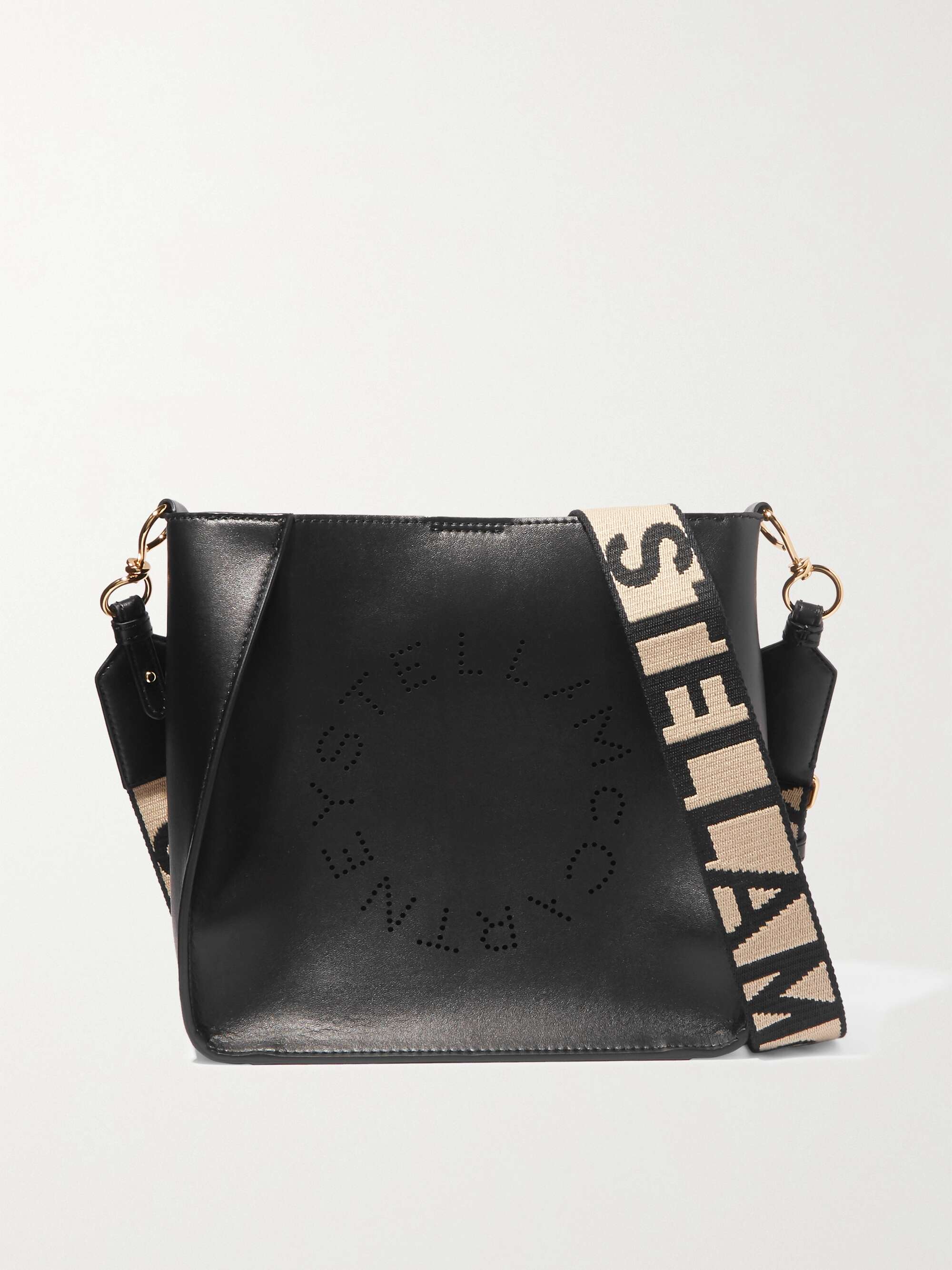 STELLA MCCARTNEY Perforated vegetarian leather shoulder bag