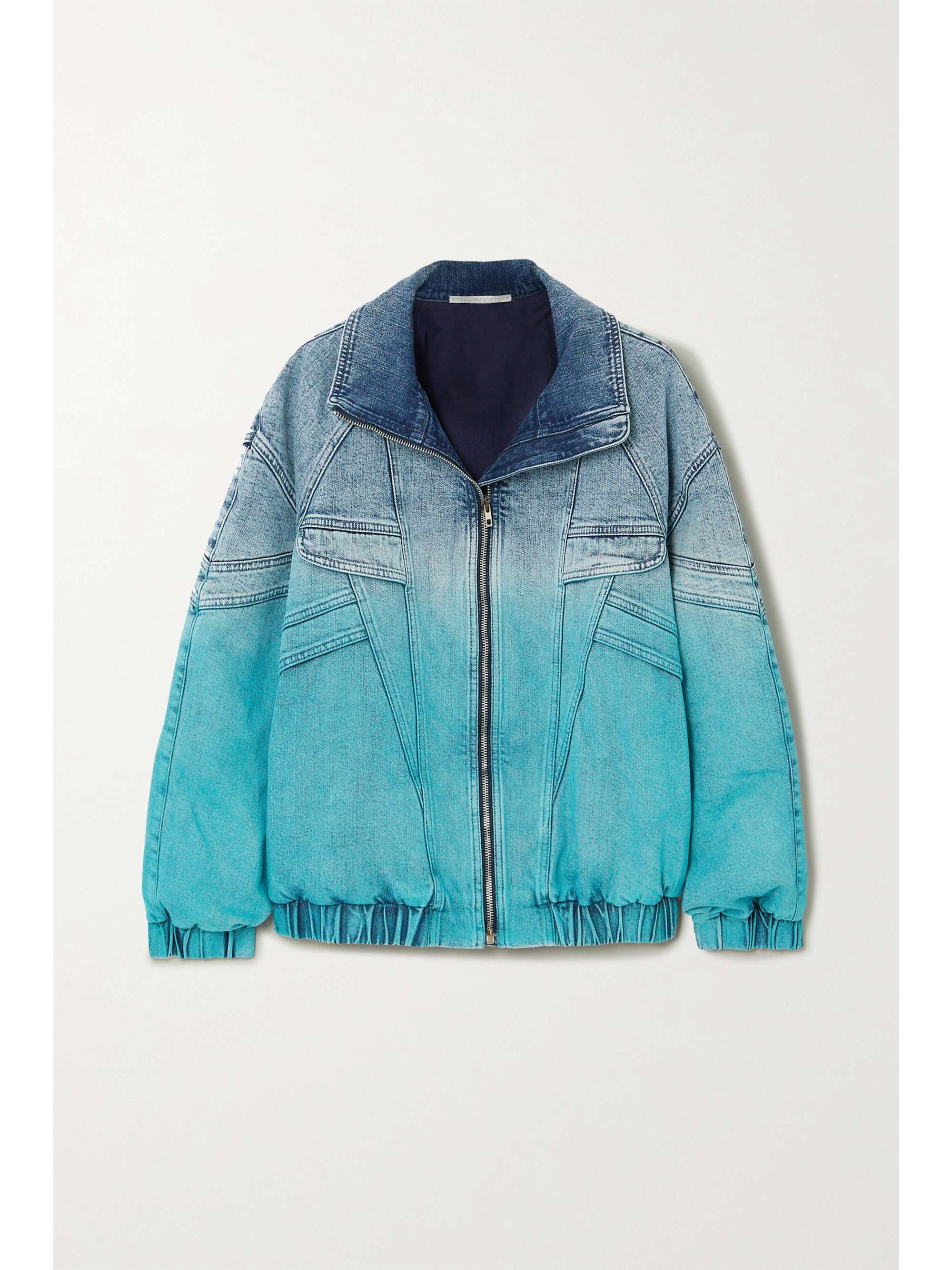 ombre denim jacket