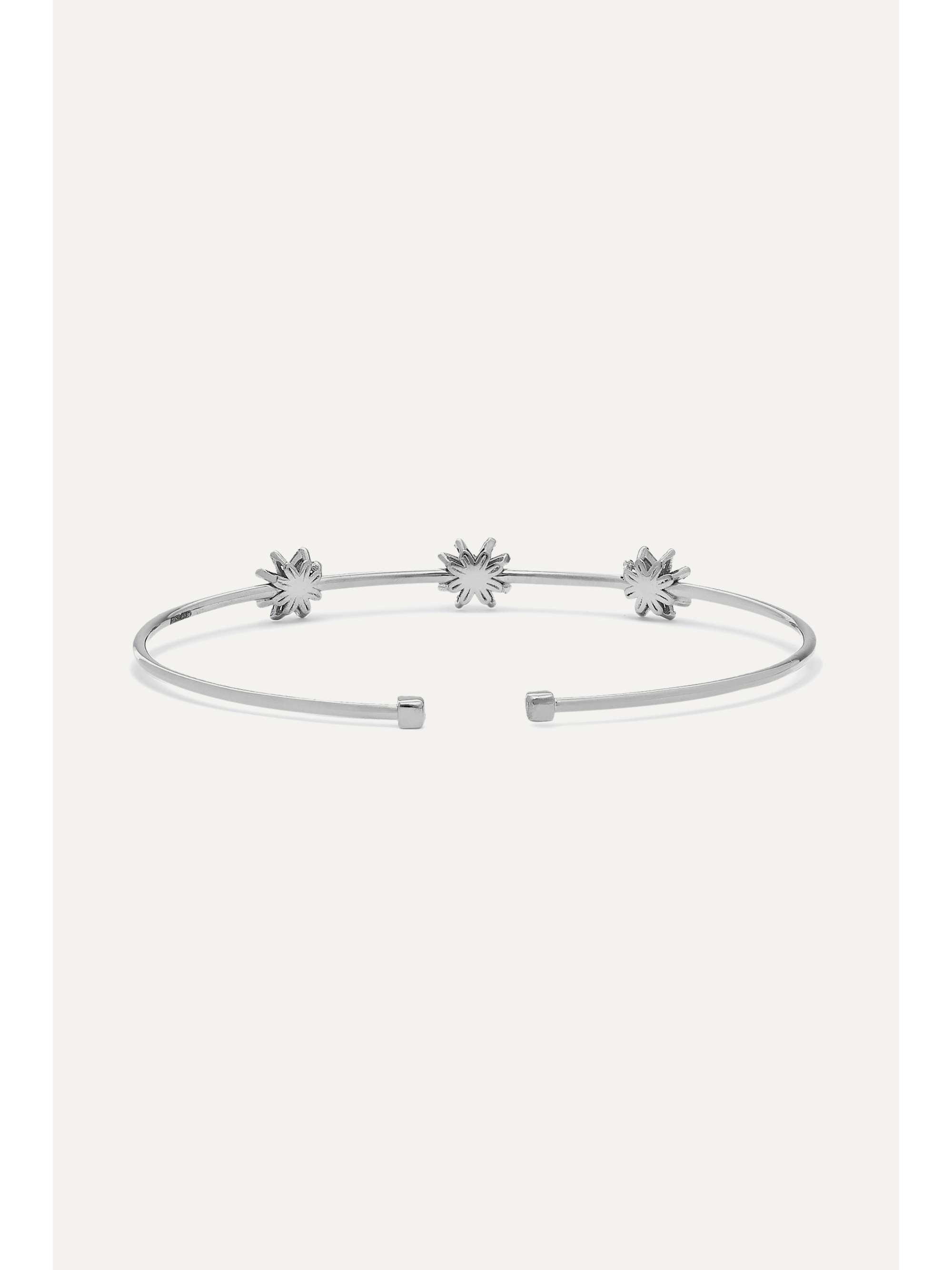 SUZANNE KALAN 18-karat white gold diamond cuff