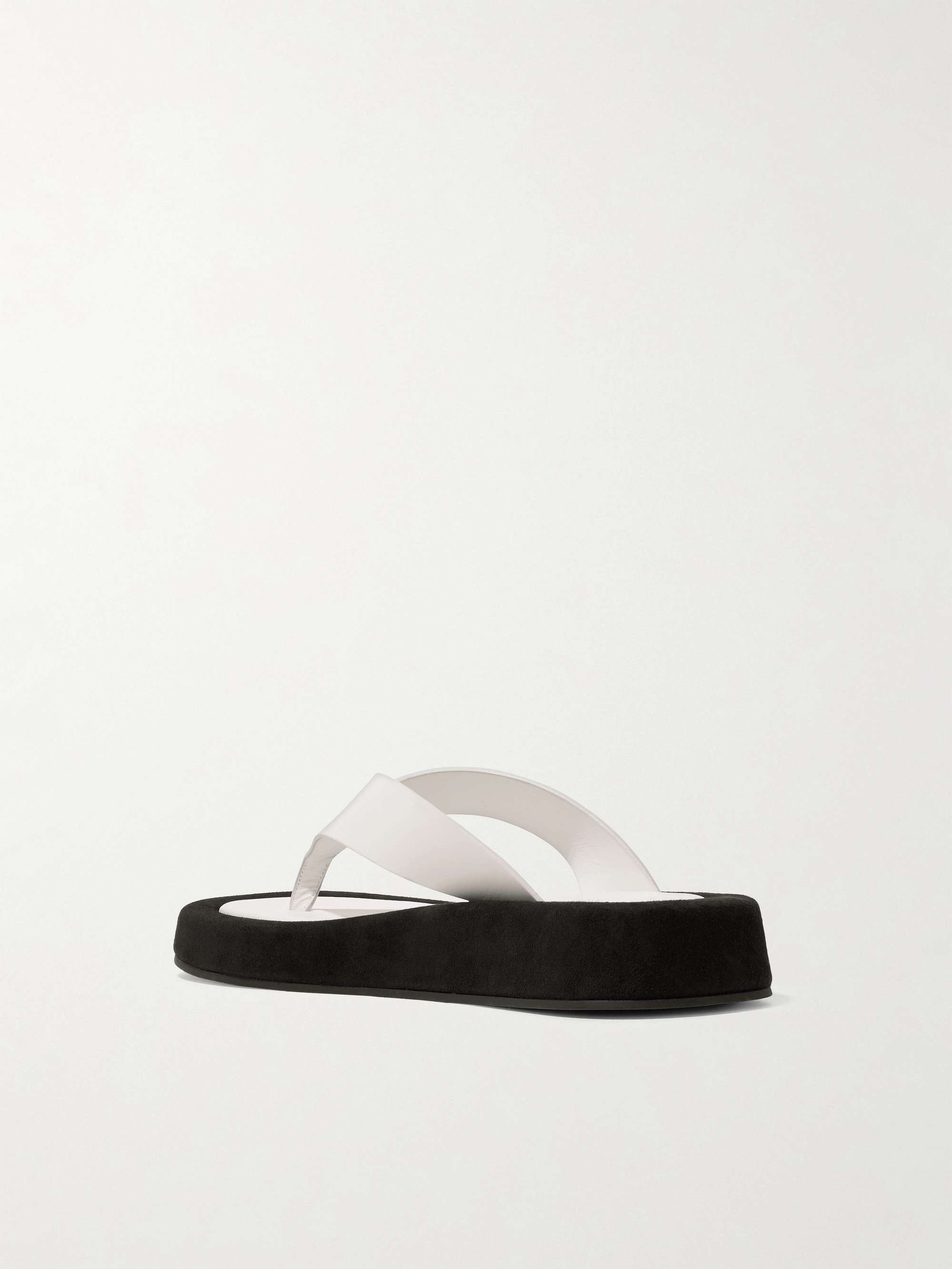 The Row Ginza Sandal in Black | FWRD