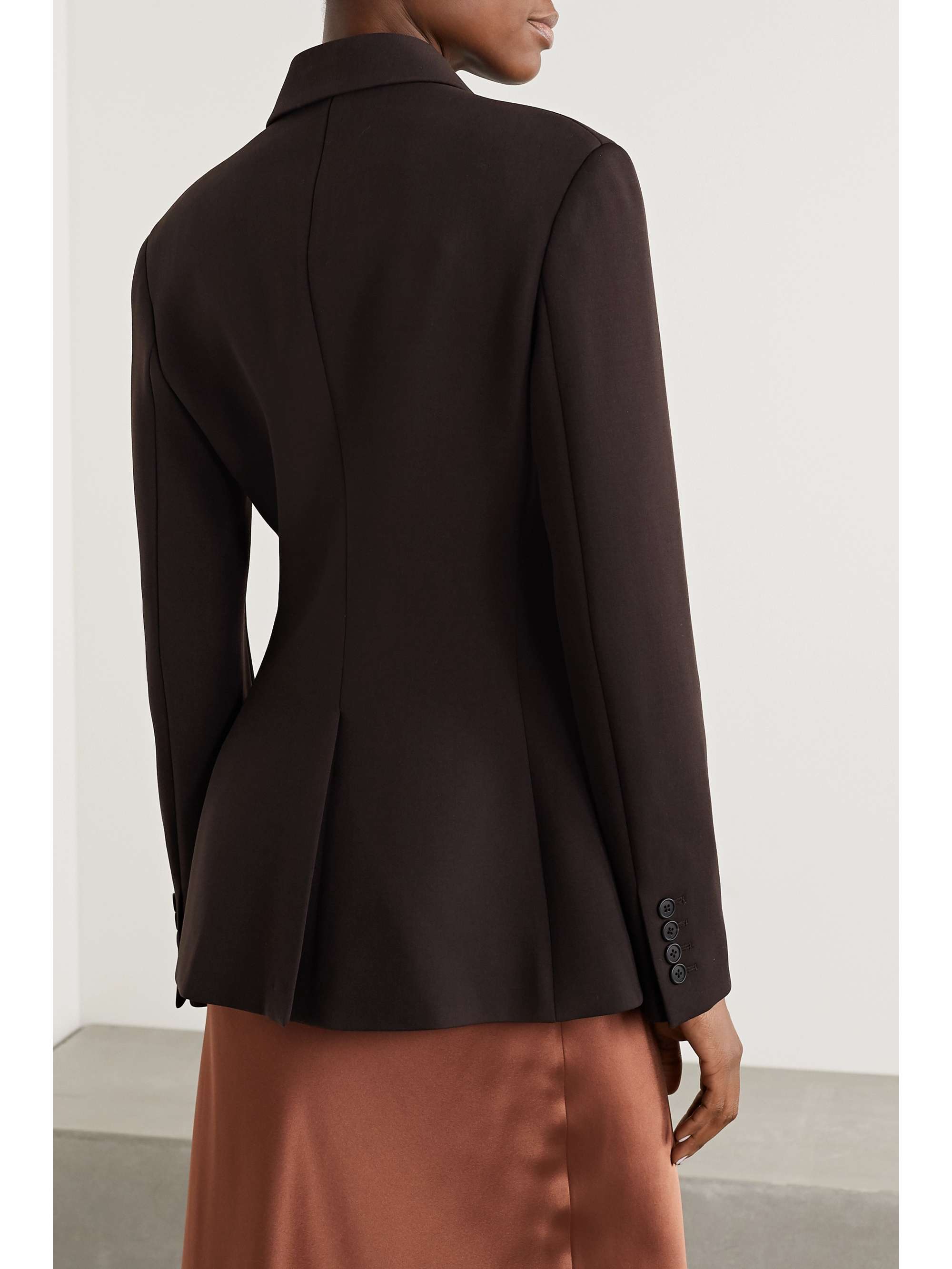 THE ROW Rifka wool-blend crepe blazer