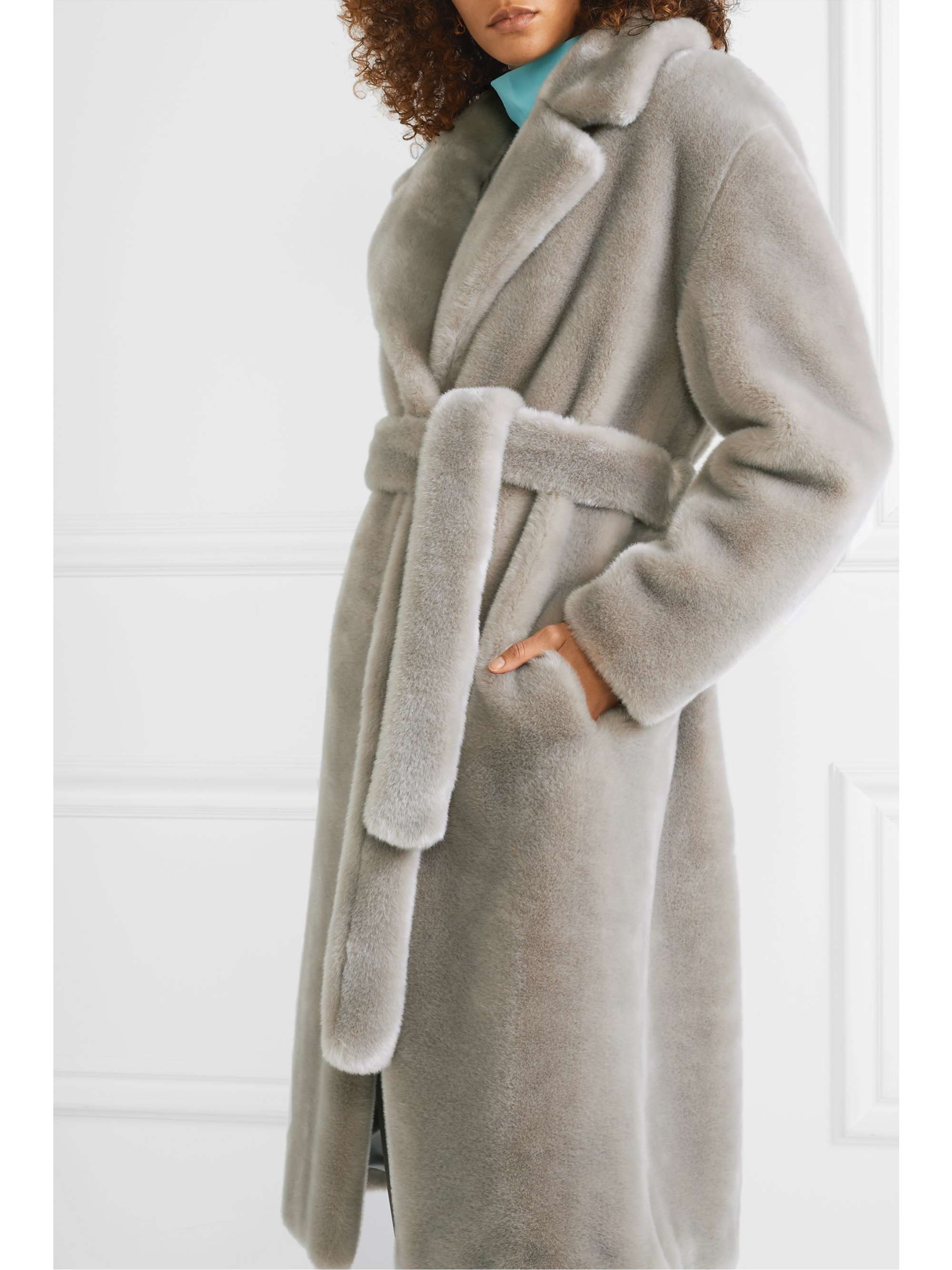 tibi fur coat