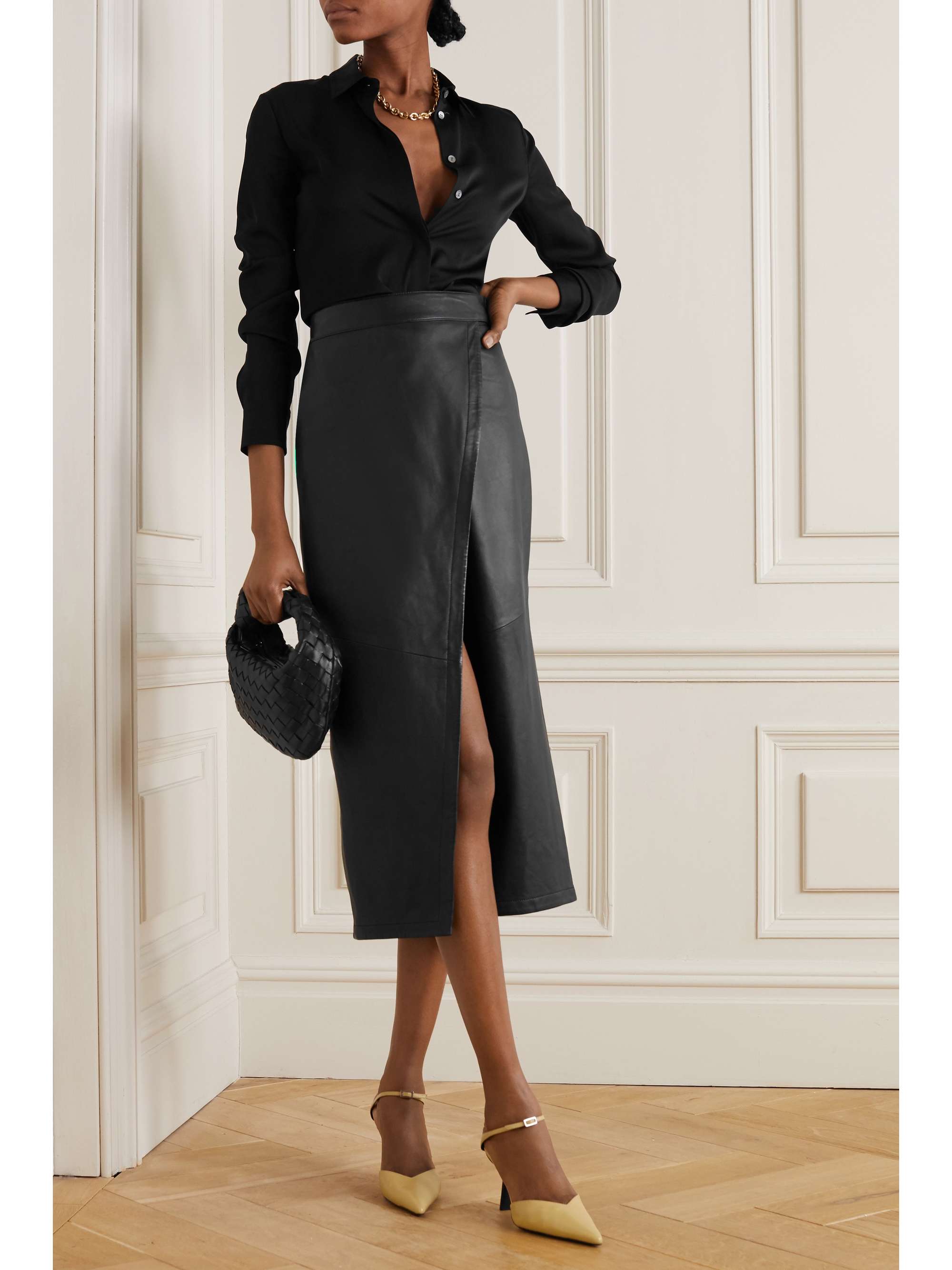 Black Bijoux 55 leather mules | GIANVITO ROSSI | NET-A-PORTER