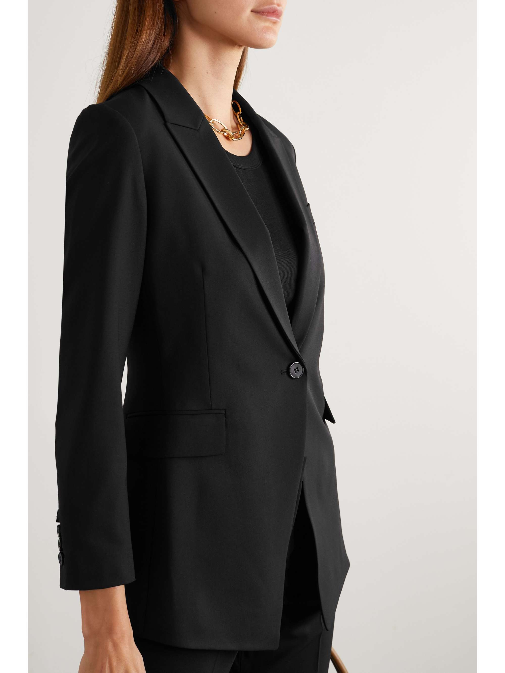 THEORY Etiennette grain de poudre wool-blend blazer