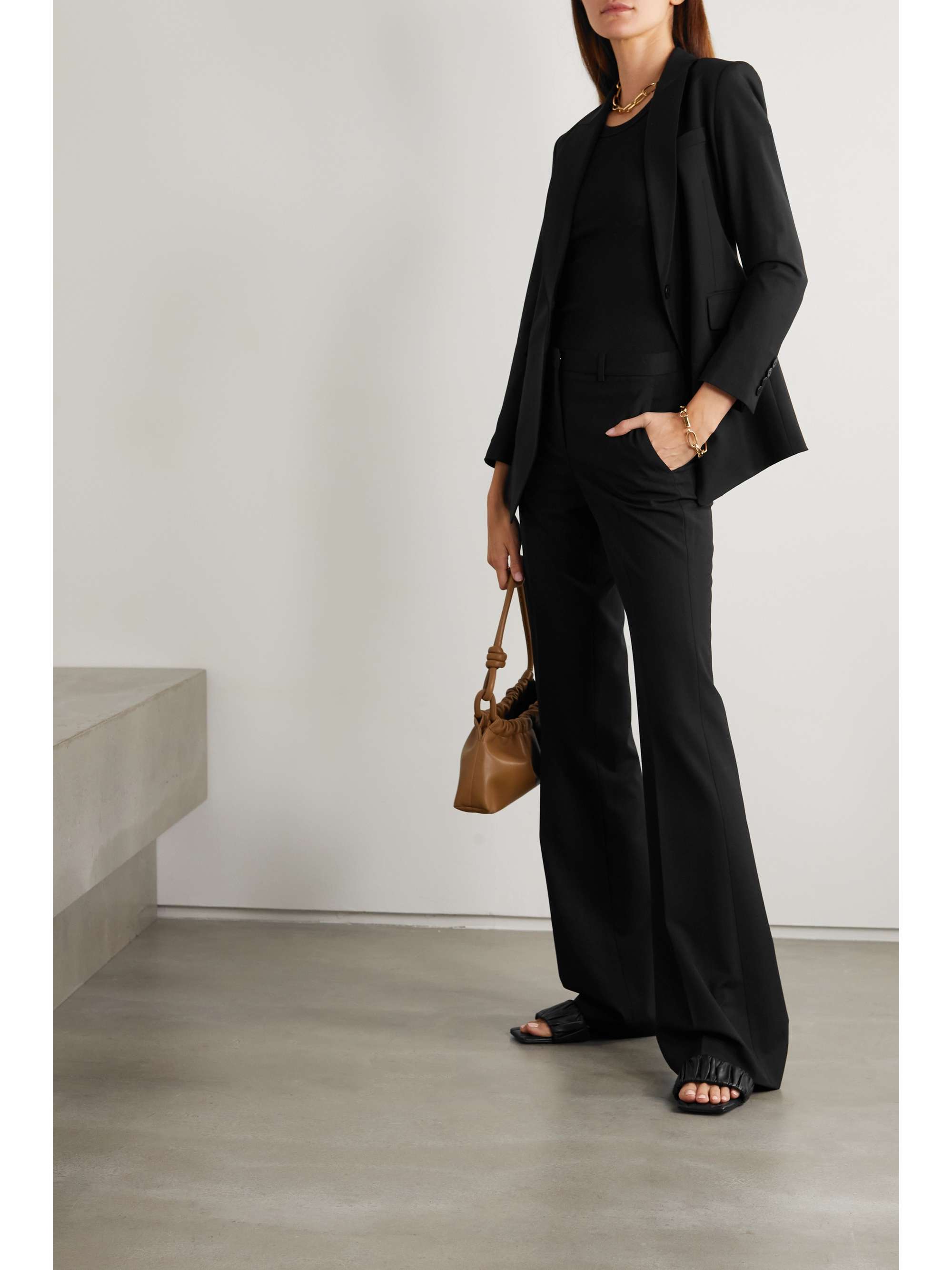 THEORY Etiennette grain de poudre wool-blend blazer