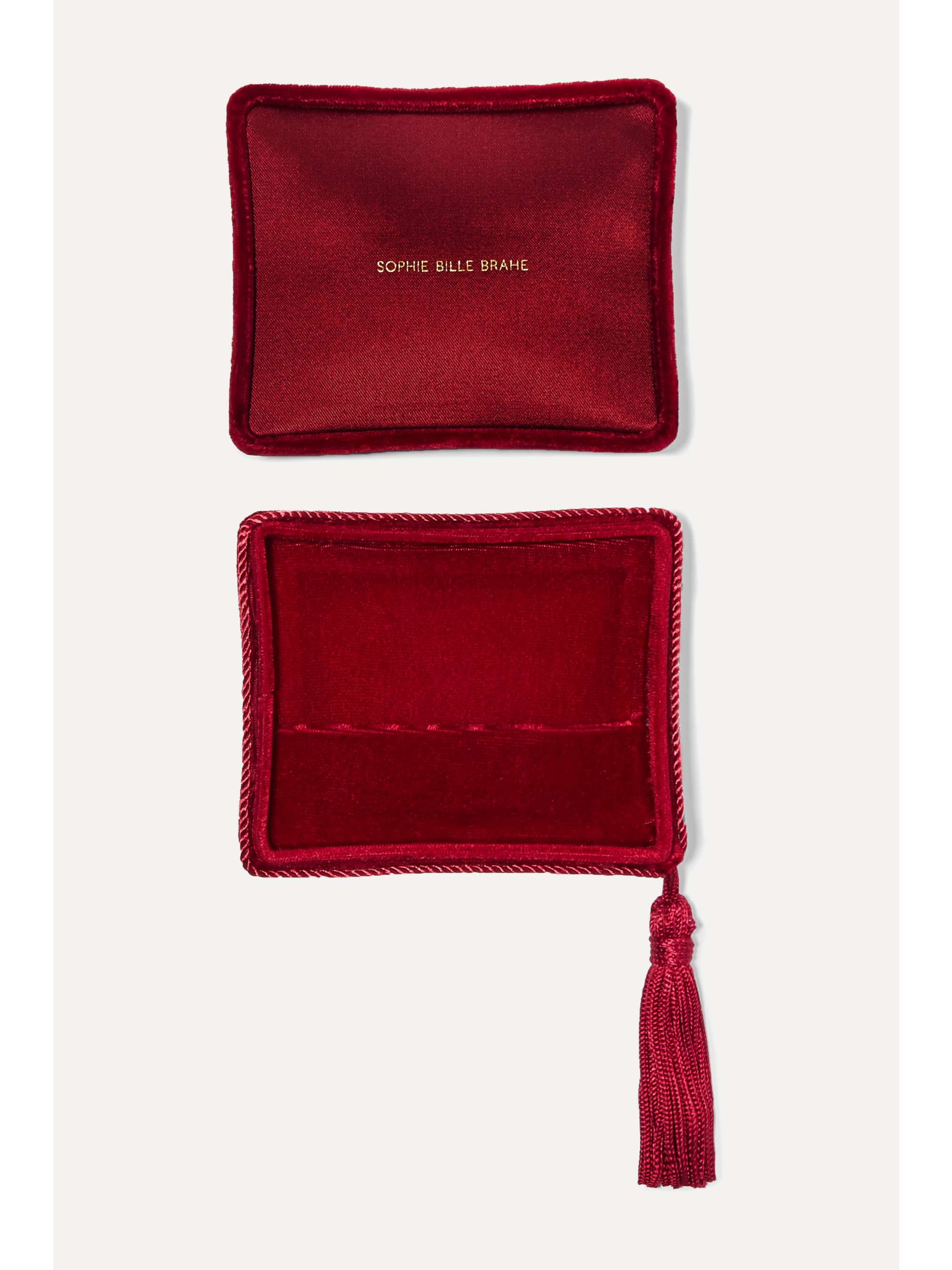 SOPHIE BILLE BRAHE Velvet jewelry box