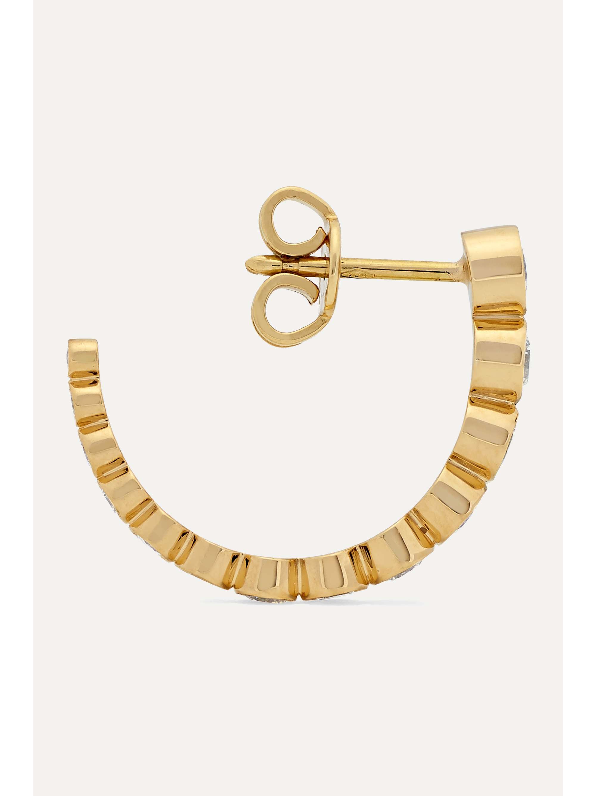 SOPHIE BILLE BRAHE Boucle Ensemble 18-karat gold diamond earrings