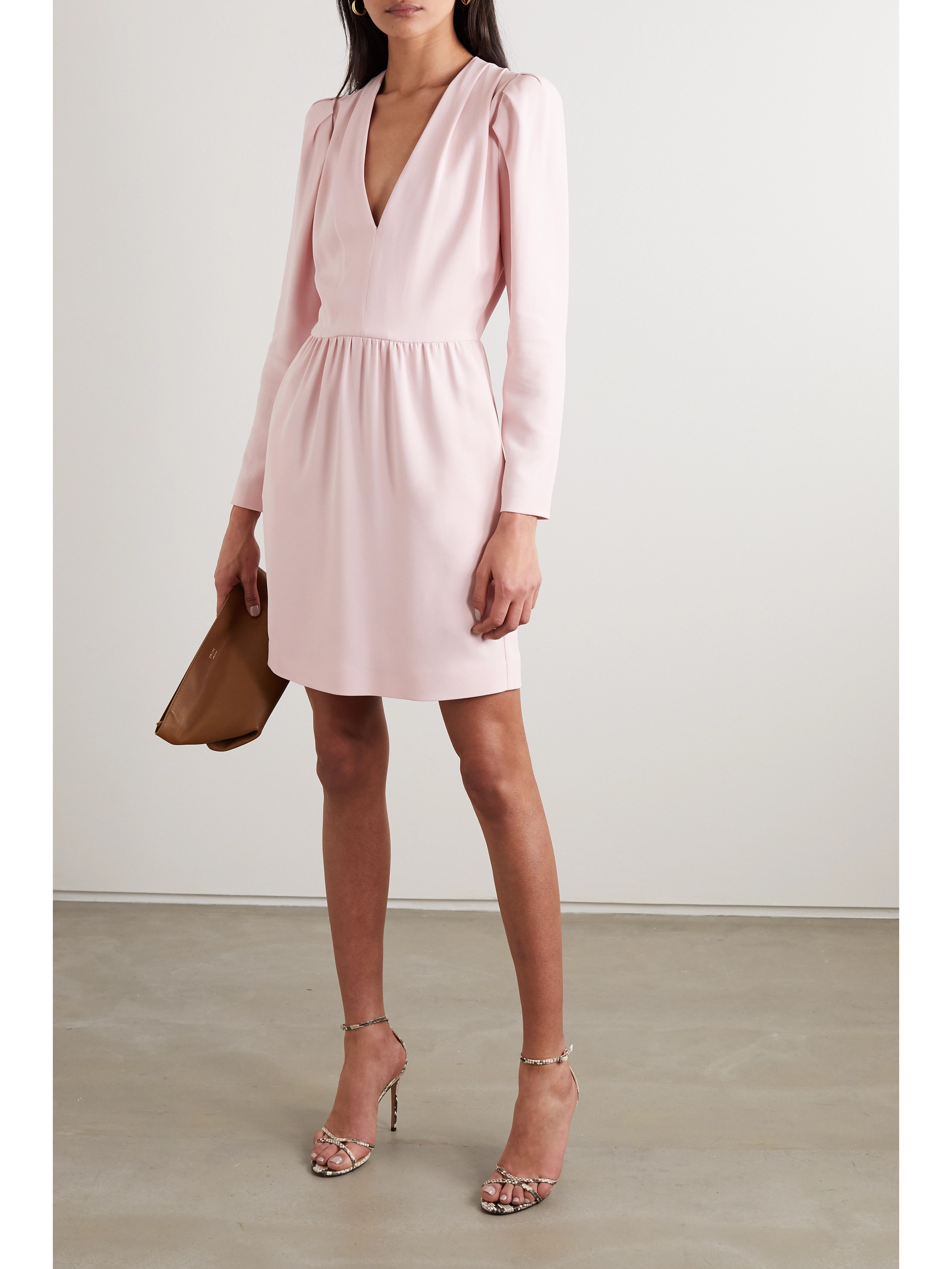 Stella McCartney + NET SUSTAIN stretch-cady mini dress