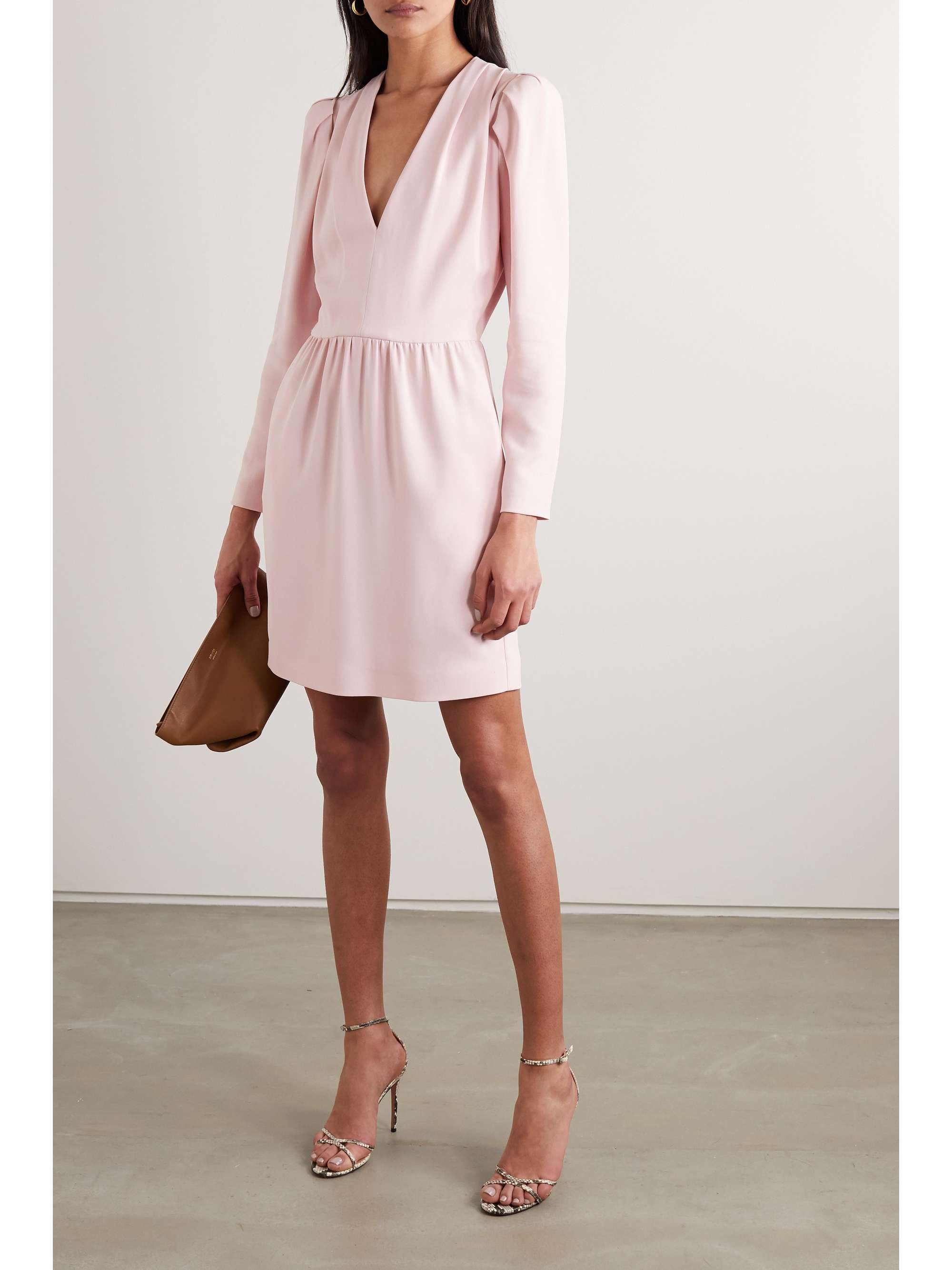 STELLA MCCARTNEY + NET SUSTAIN stretch-cady mini dress