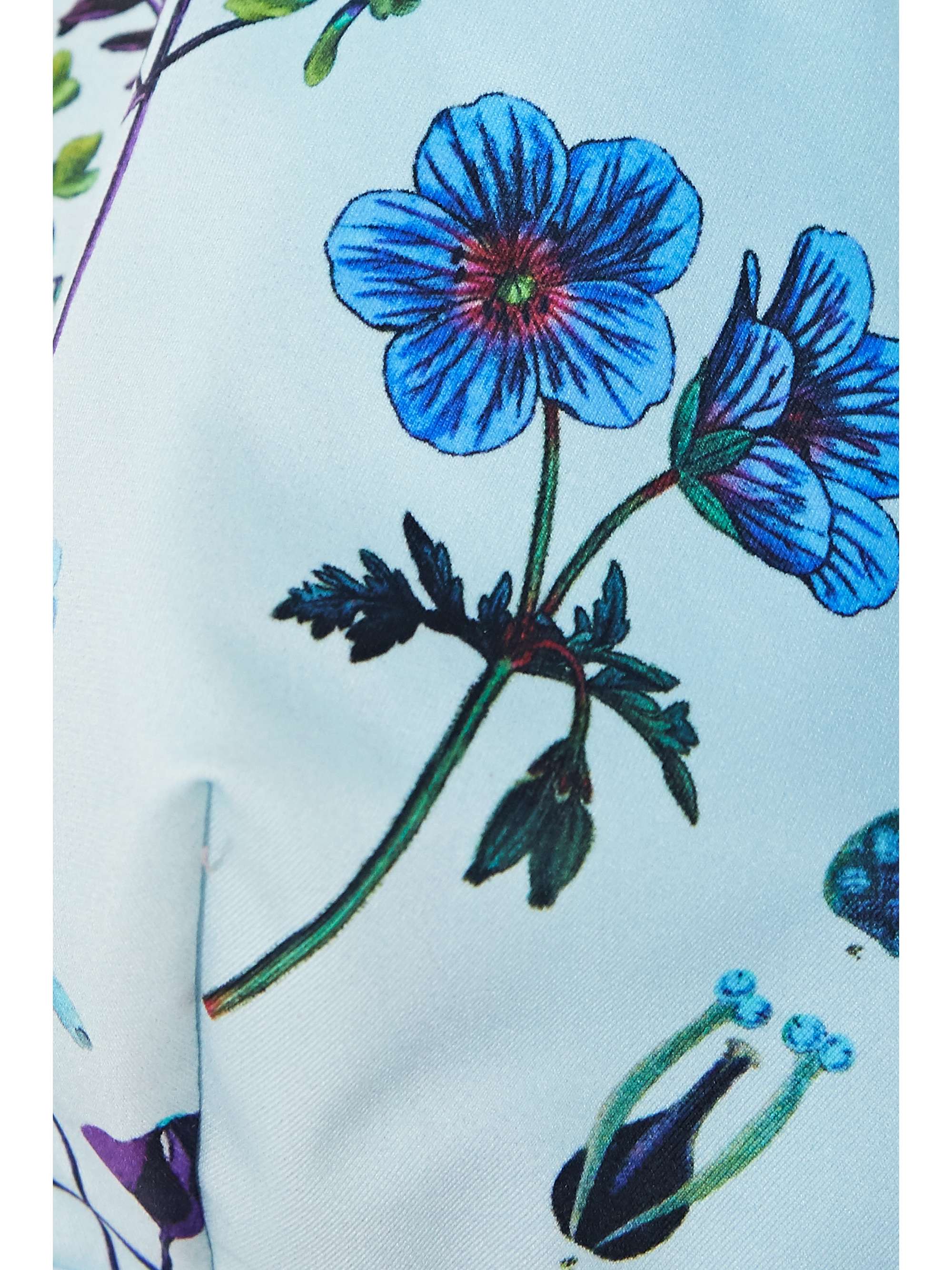 STELLA MCCARTNEY Trippy floral-print bikini top