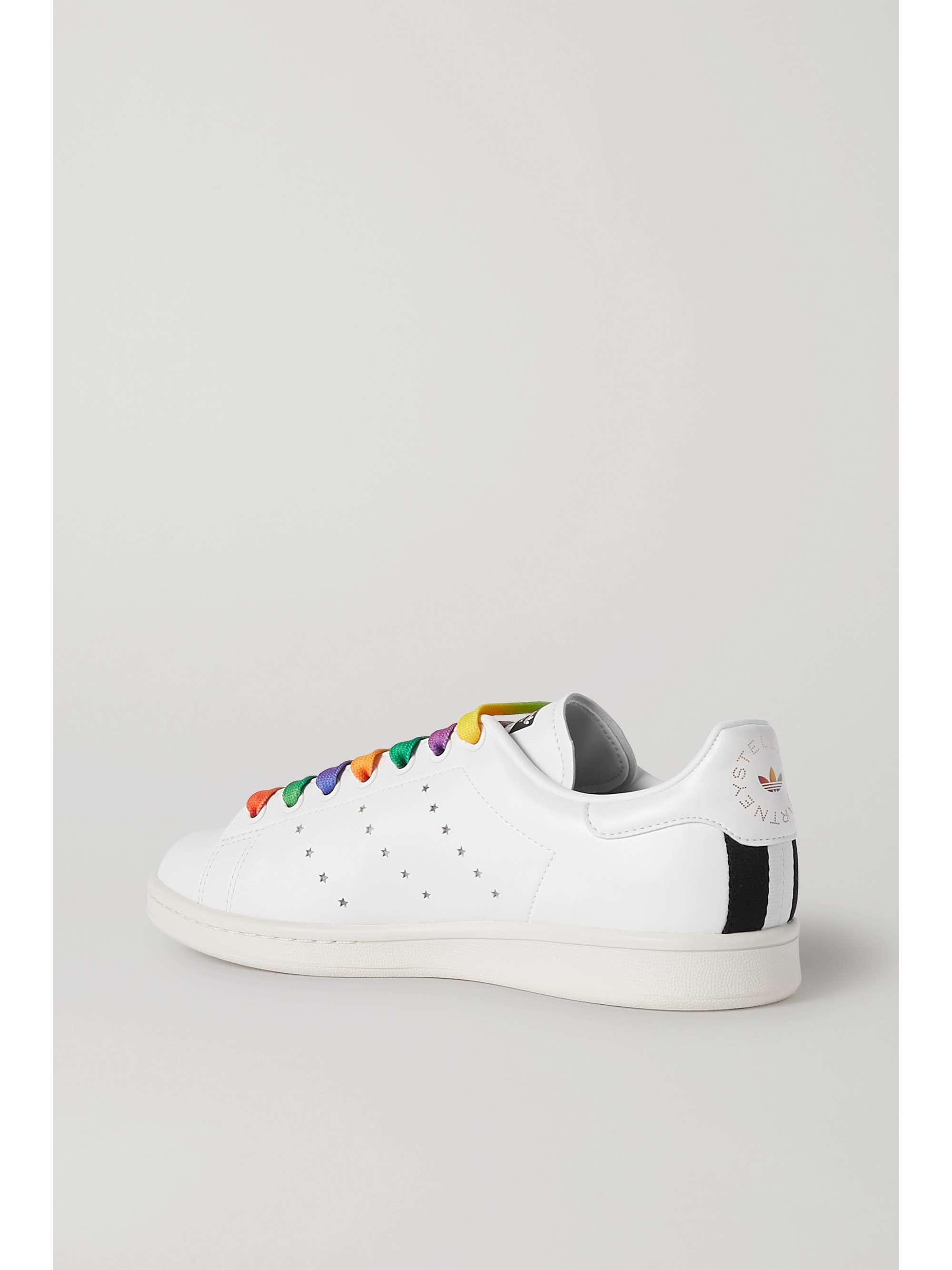 White adidas Originals Stan Smith vegan leather sneakers STELLA MCCARTNEY | NET-A-PORTER