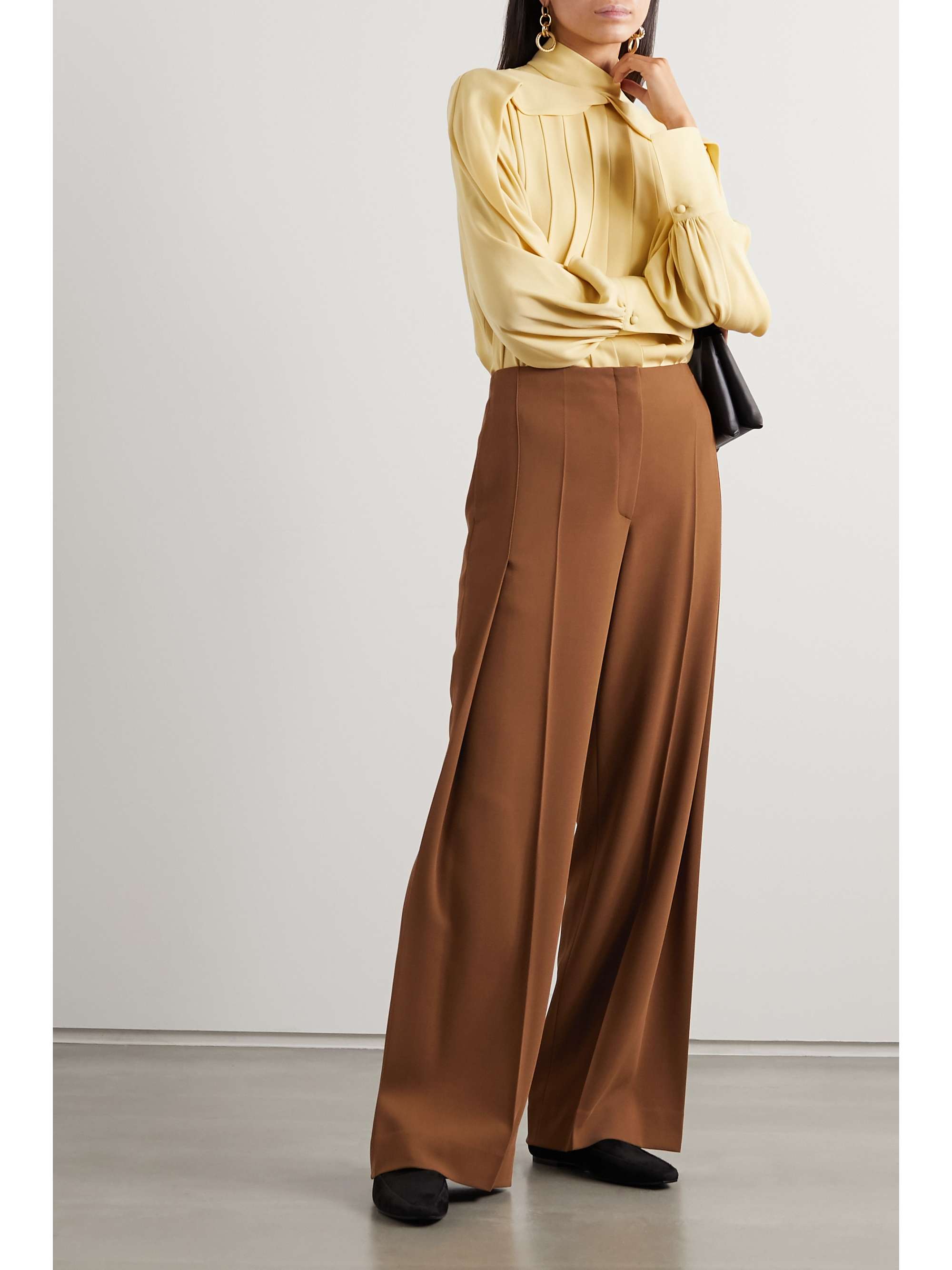 THE ROW Alexa wool-twill pants