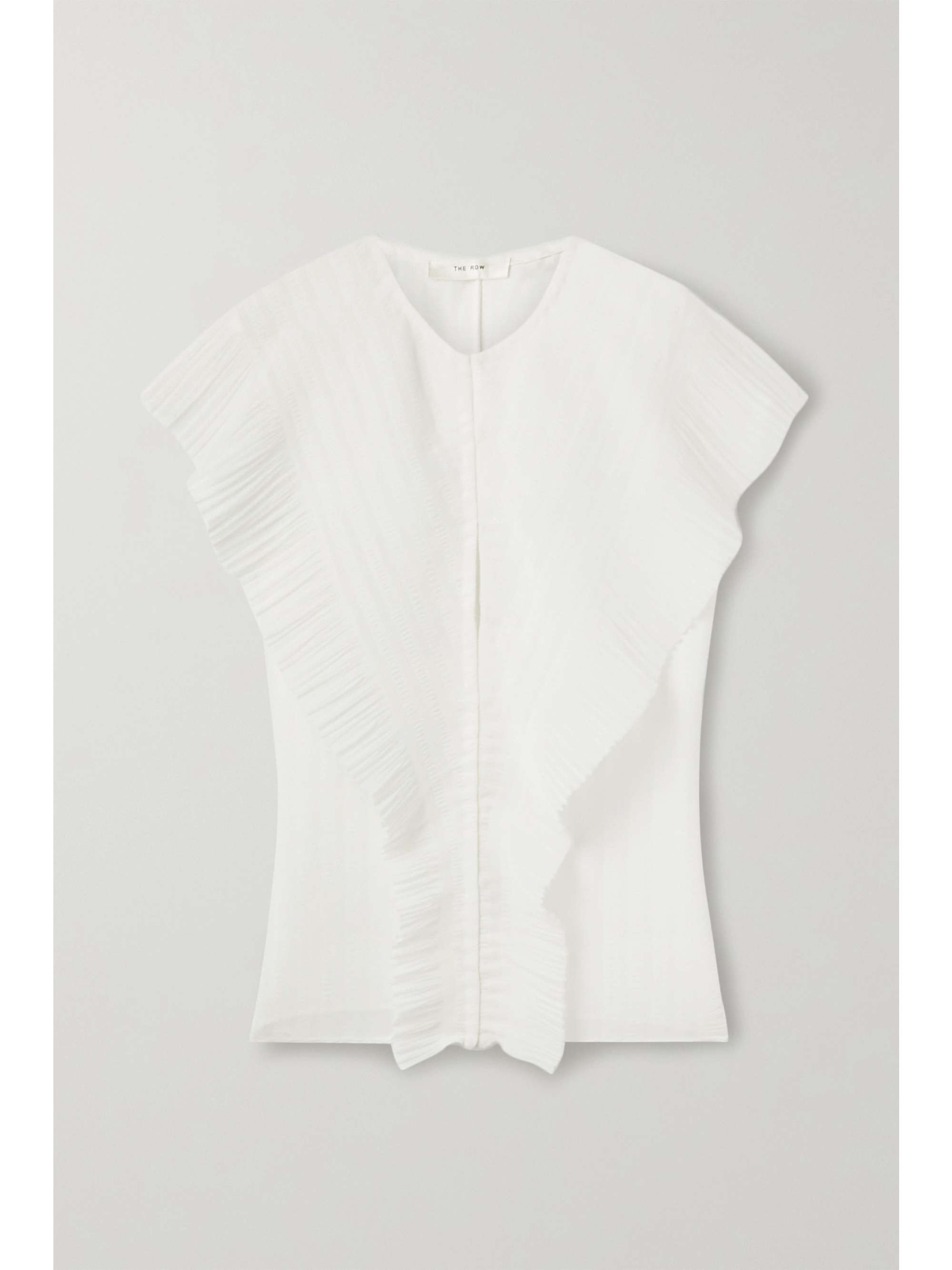 off white chiffon blouse