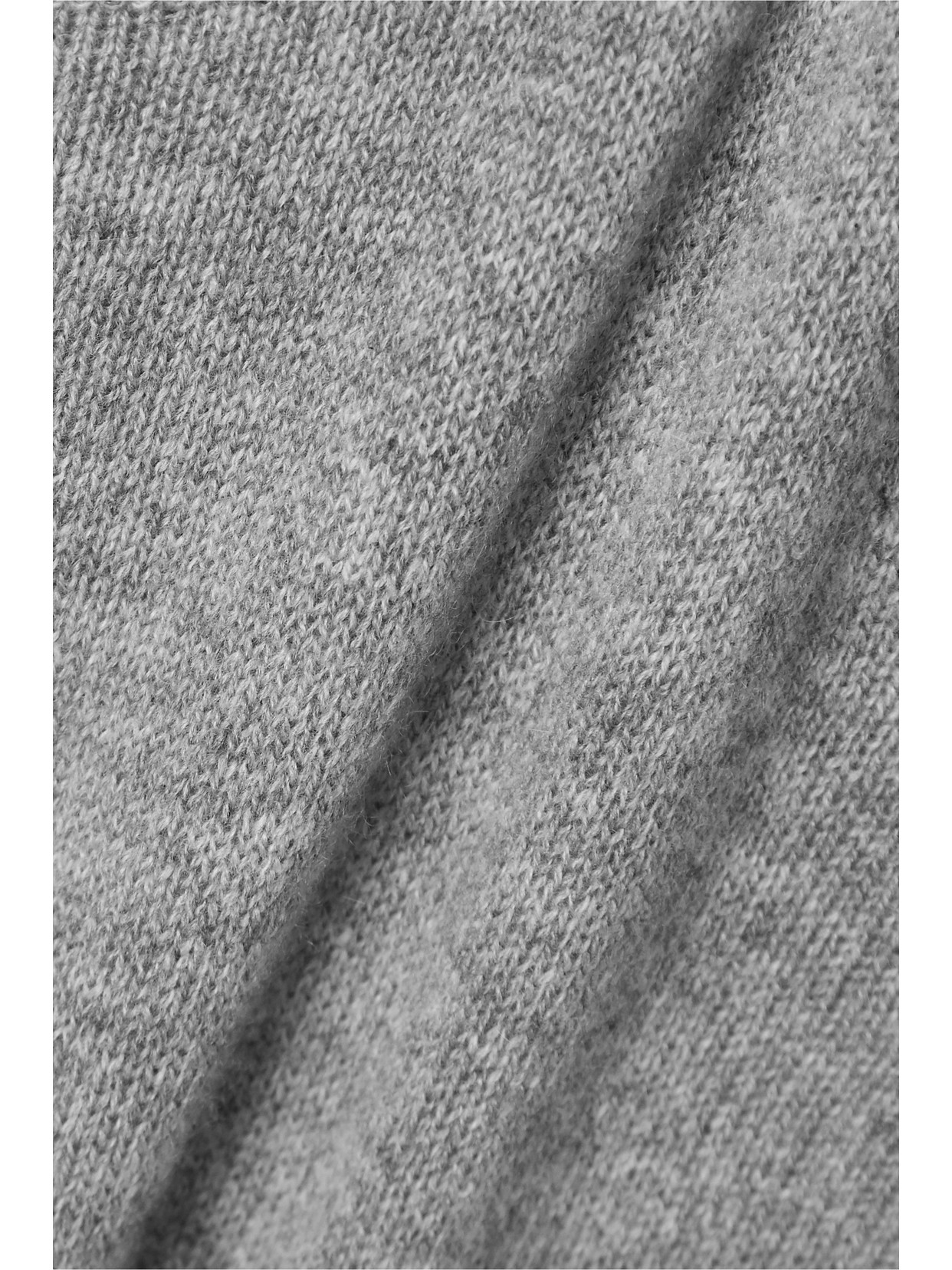 Theory Basic Tee Feather Cashmere In Gray