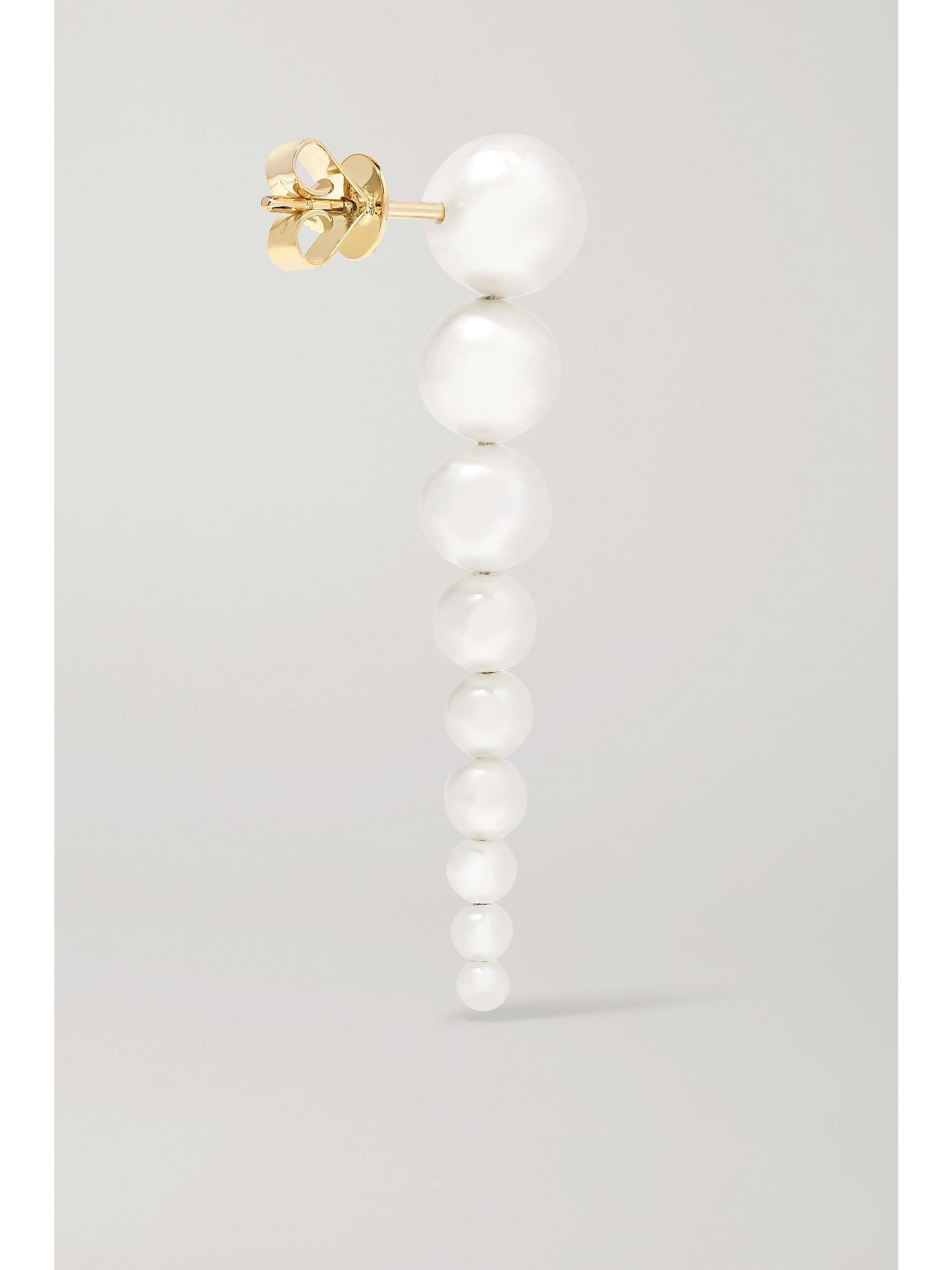 SOPHIE BILLE BRAHE Sienna 14-karat gold pearl earrings
