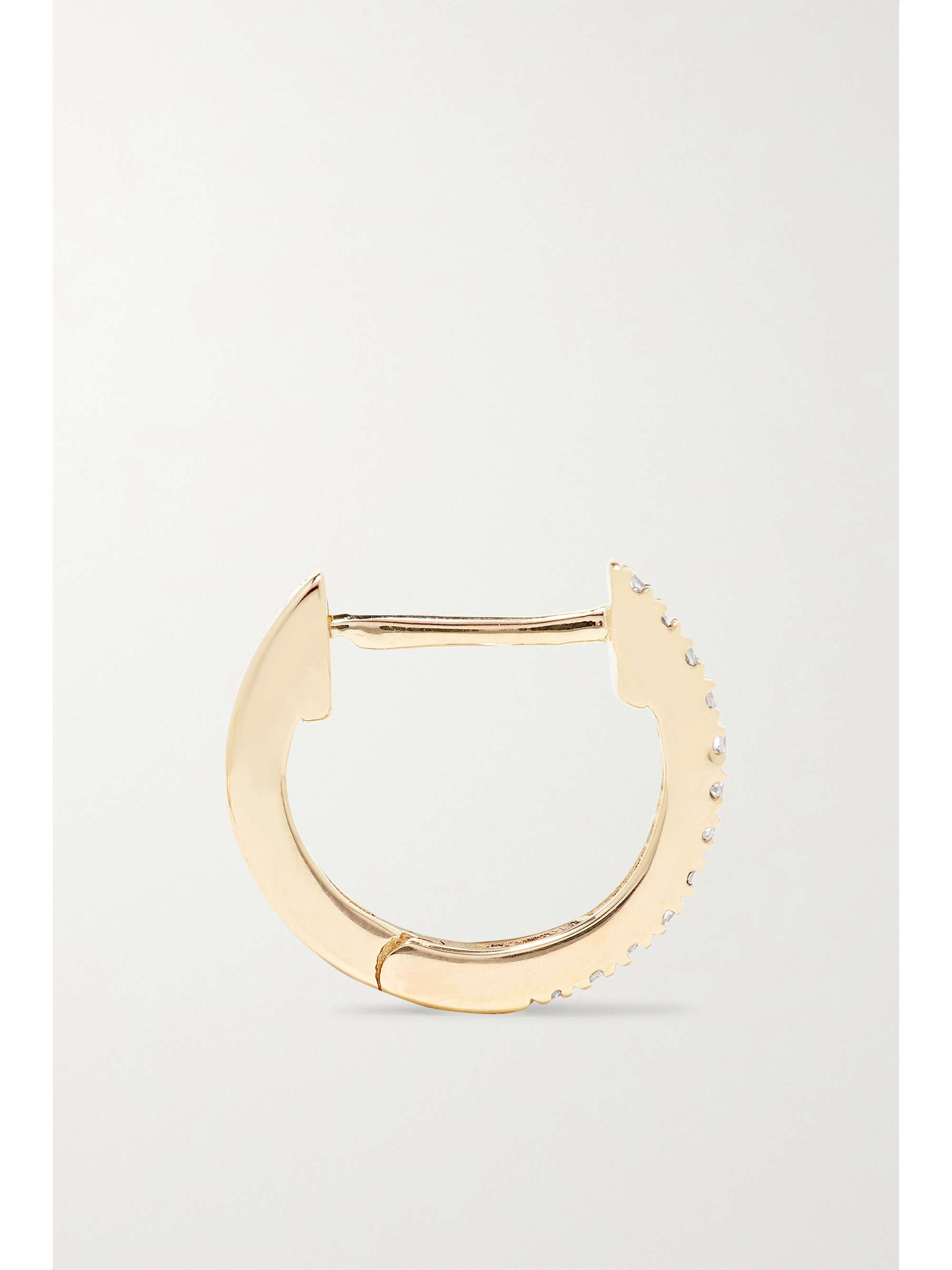 STONE AND STRAND Gold diamond earring