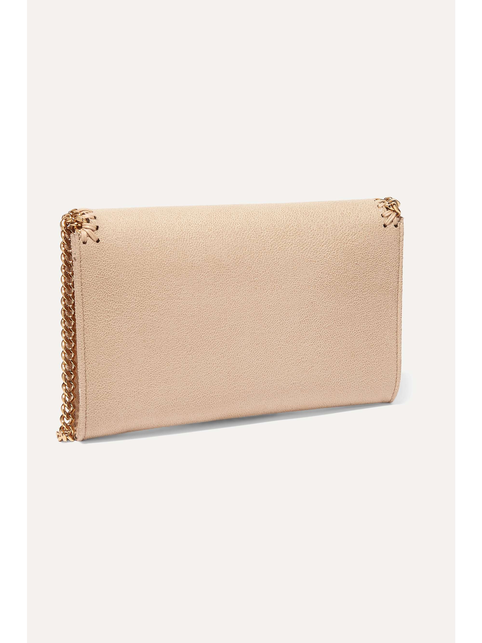 STELLA MCCARTNEY 더 팔라벨라 미니 페이크 브러시드 가죽 숄더 백