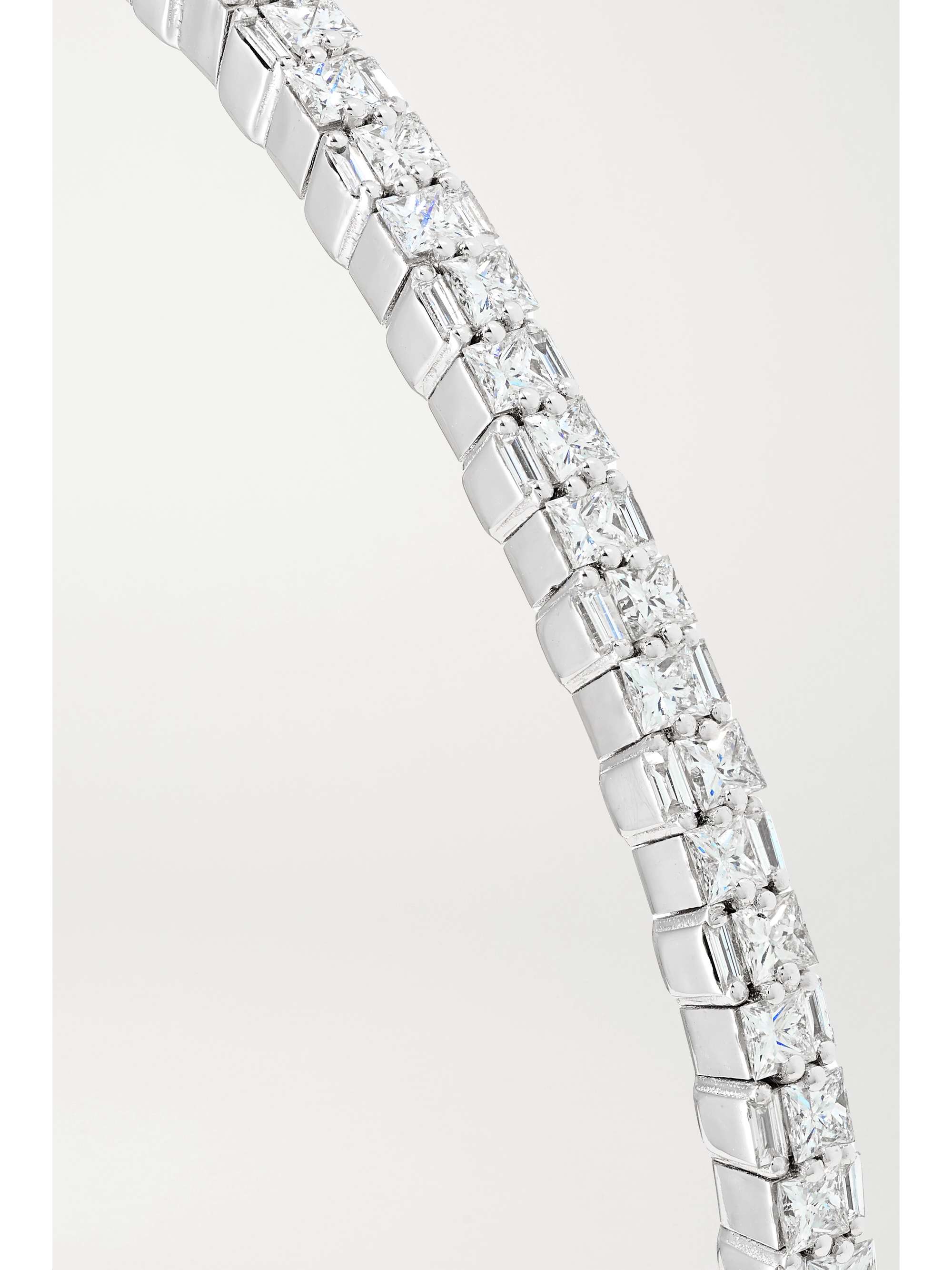 SUZANNE KALAN 18-karat white gold diamond cuff