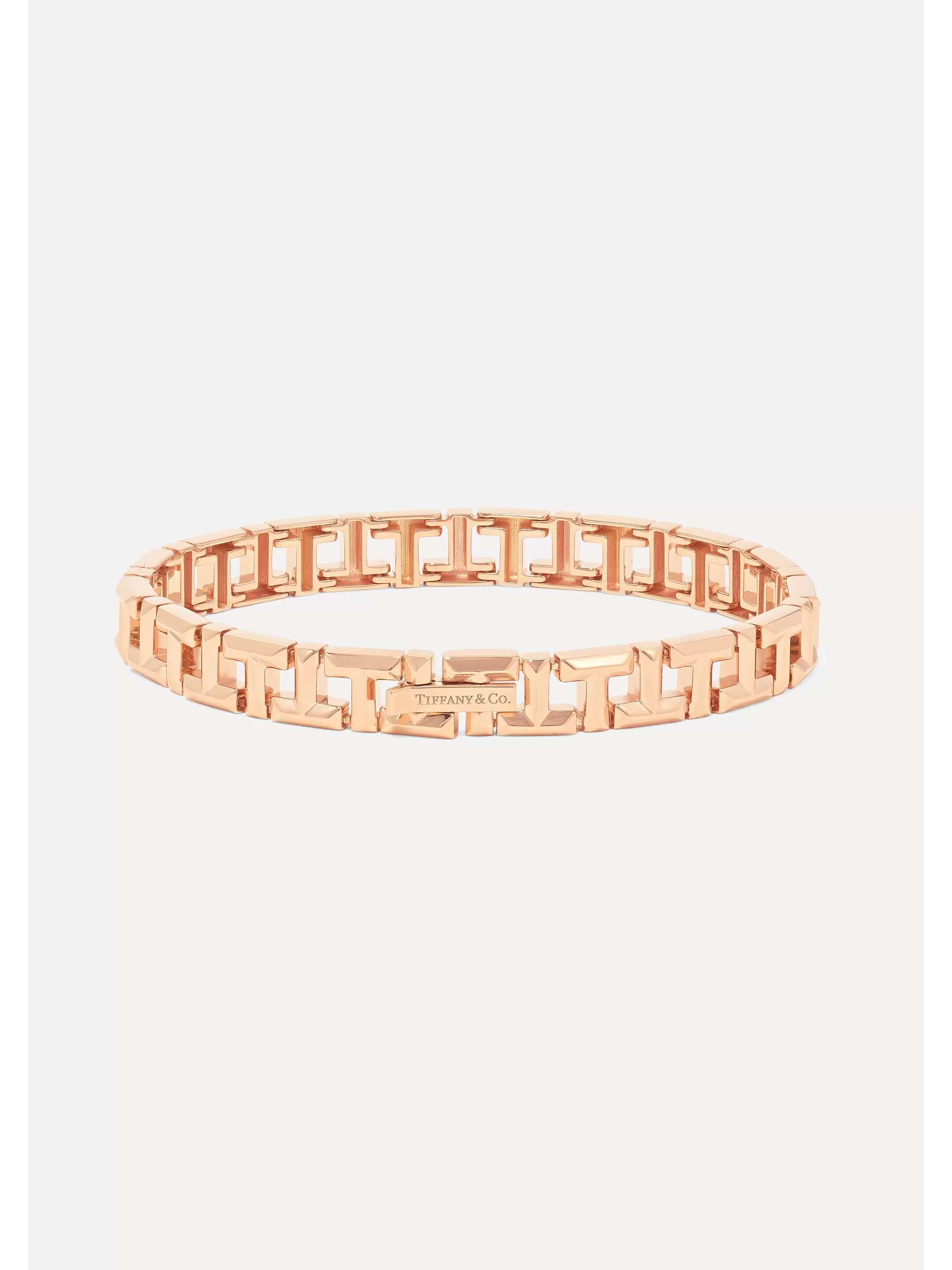 TIFFANY & CO. T True 18-karat rose gold bracelet