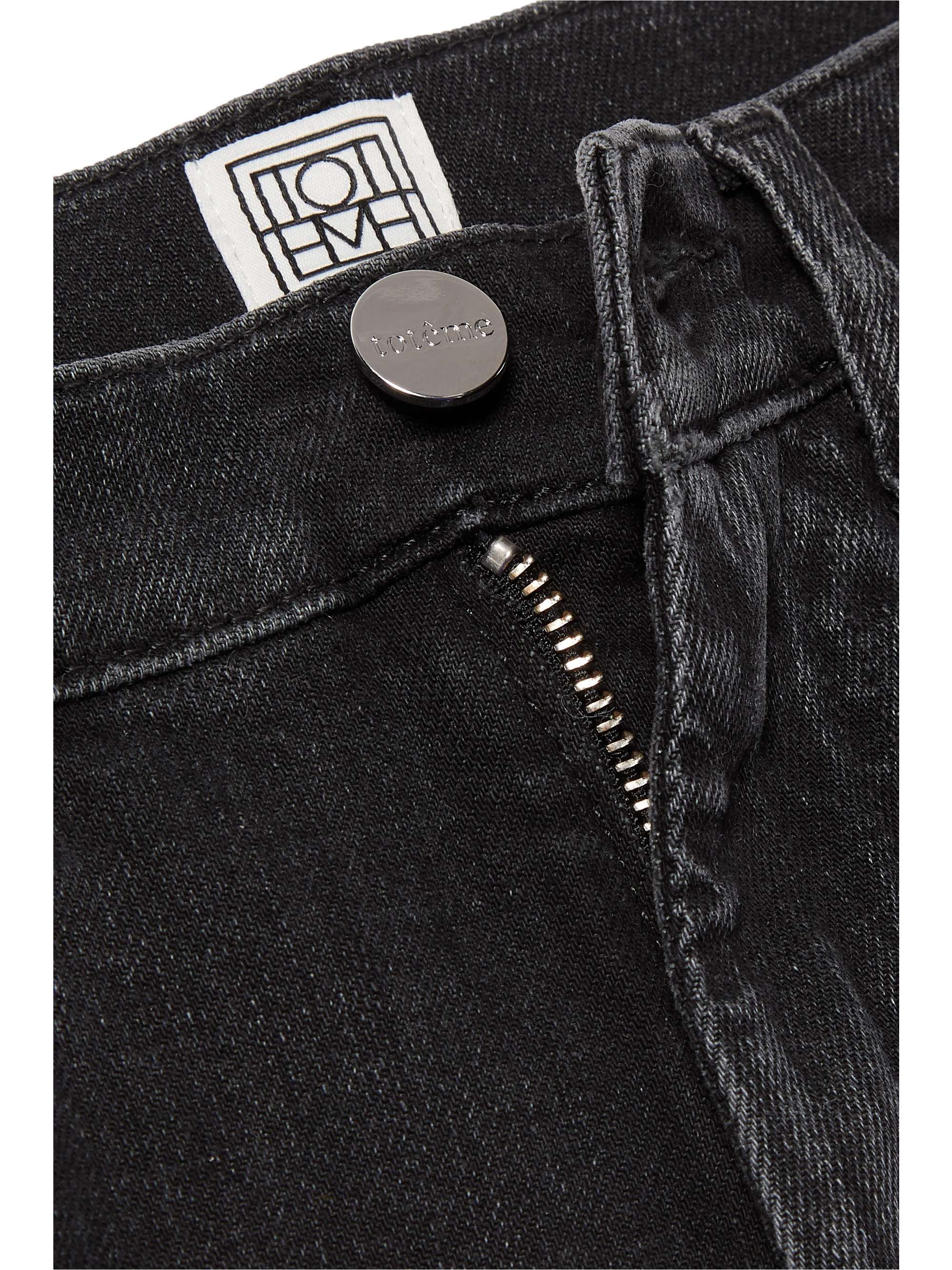TOTEME Twisted Seam high-rise straight-leg jeans