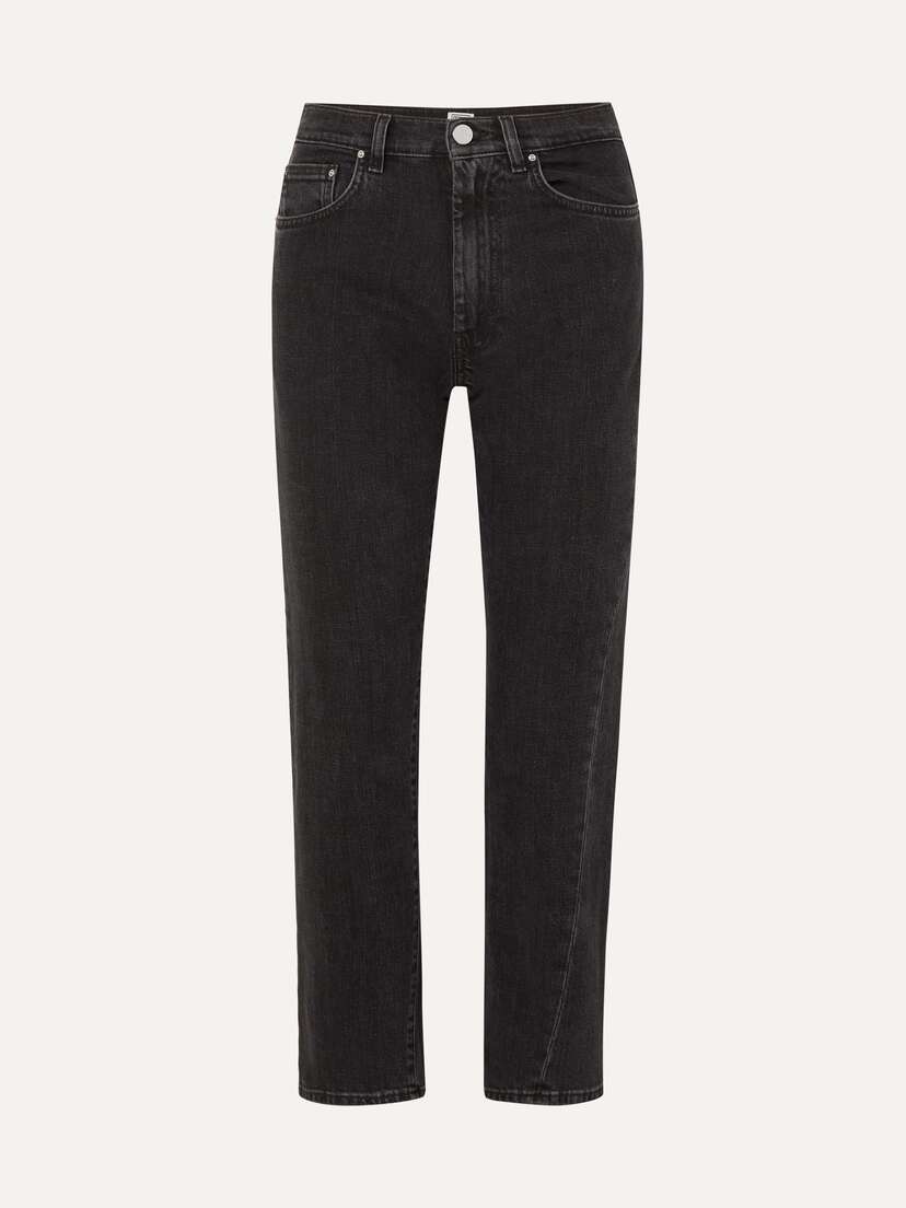 TOTEME Twisted Seam High-rise Straight-leg Jeans