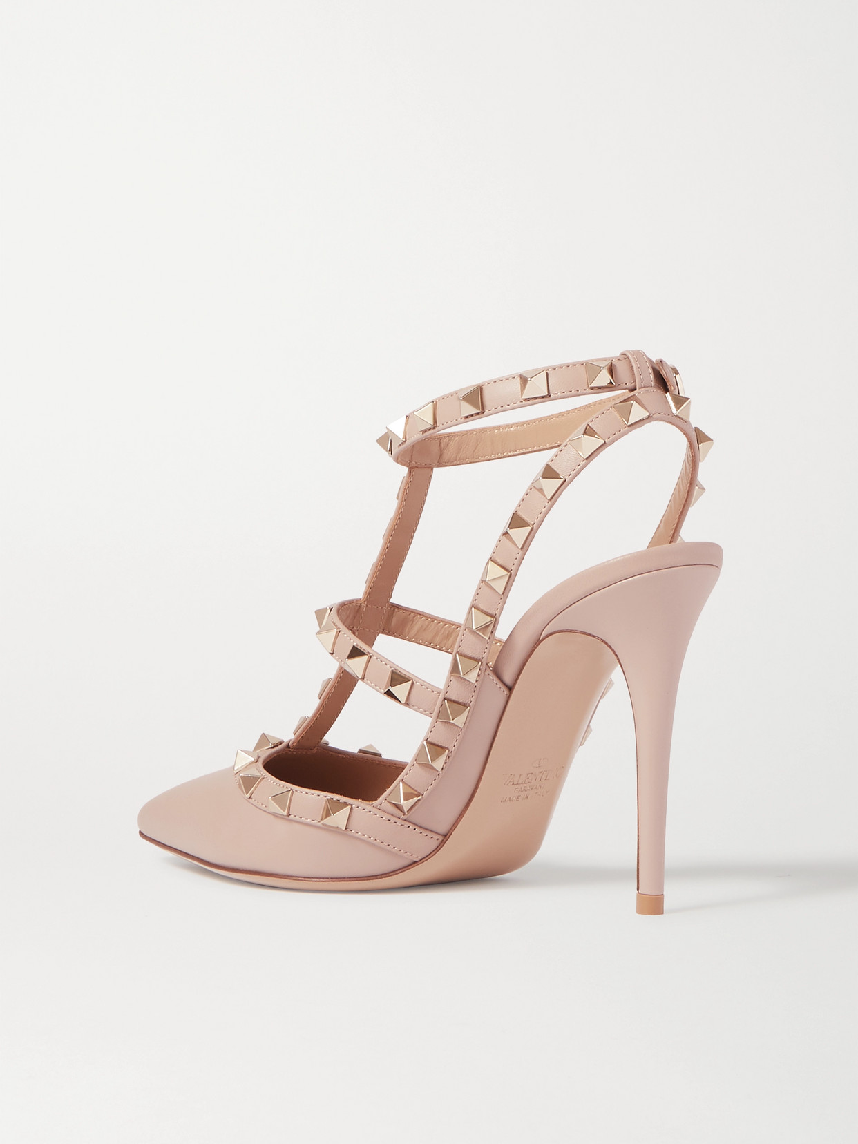 Valentino Chic Sling Back Pointed Toe Pumps In Neutrals