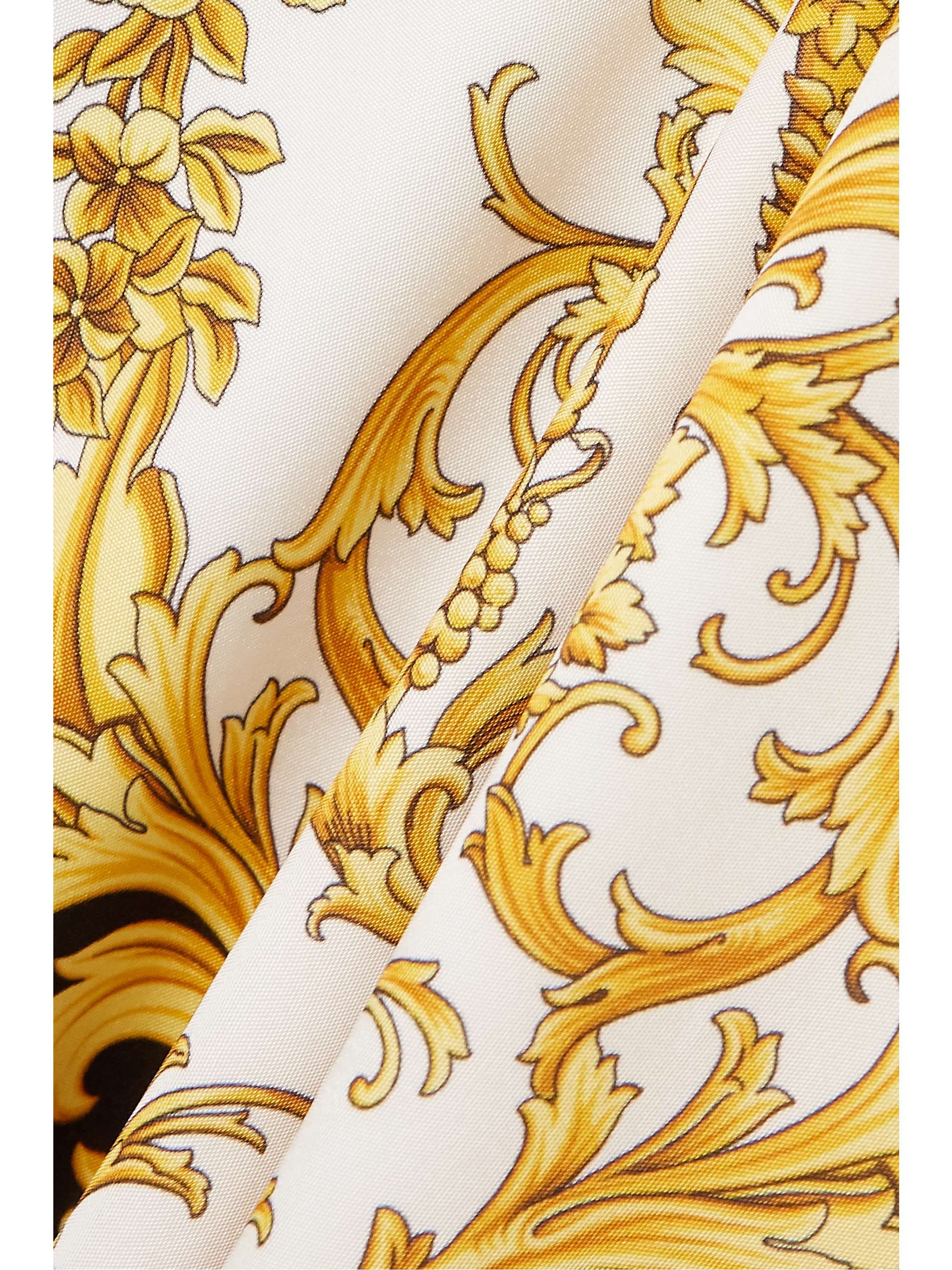 VERSACE Printed jersey mini dress