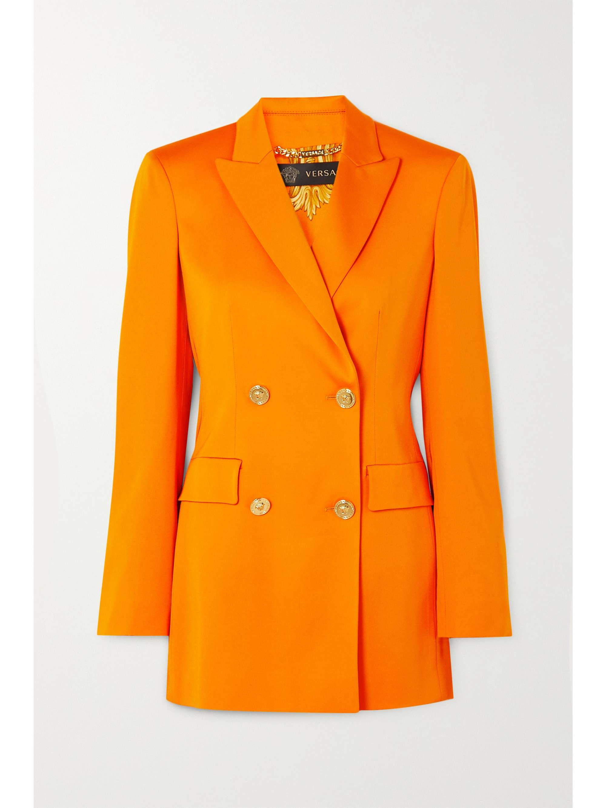 versace double breasted blazer