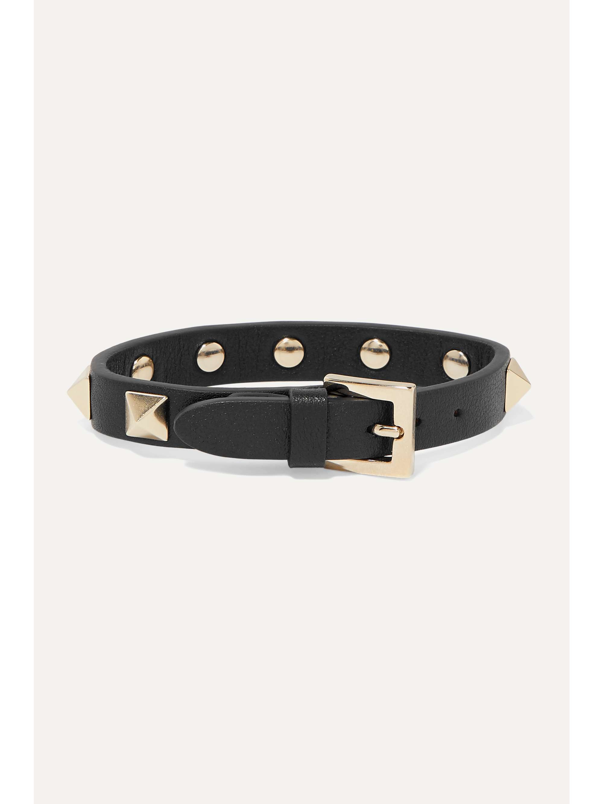 VALENTINO GARAVANI Valentino Garavani The Rockstud leather bracelet