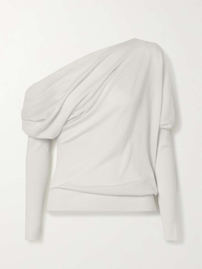 Tom Ford One-shoulder Cashmere And Silk-blend Sweater -  - x large