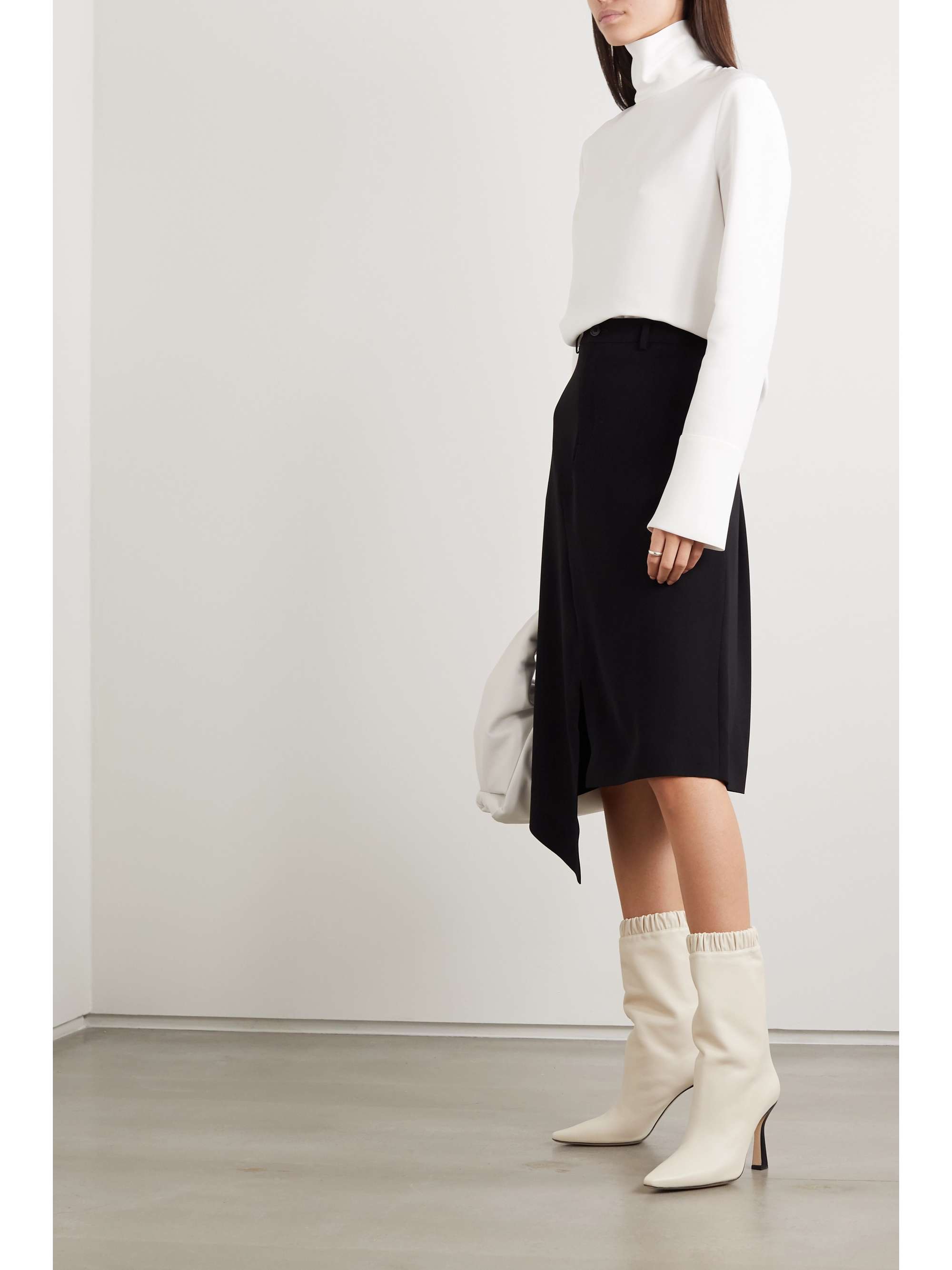 WANDLER Lina leather ankle boots